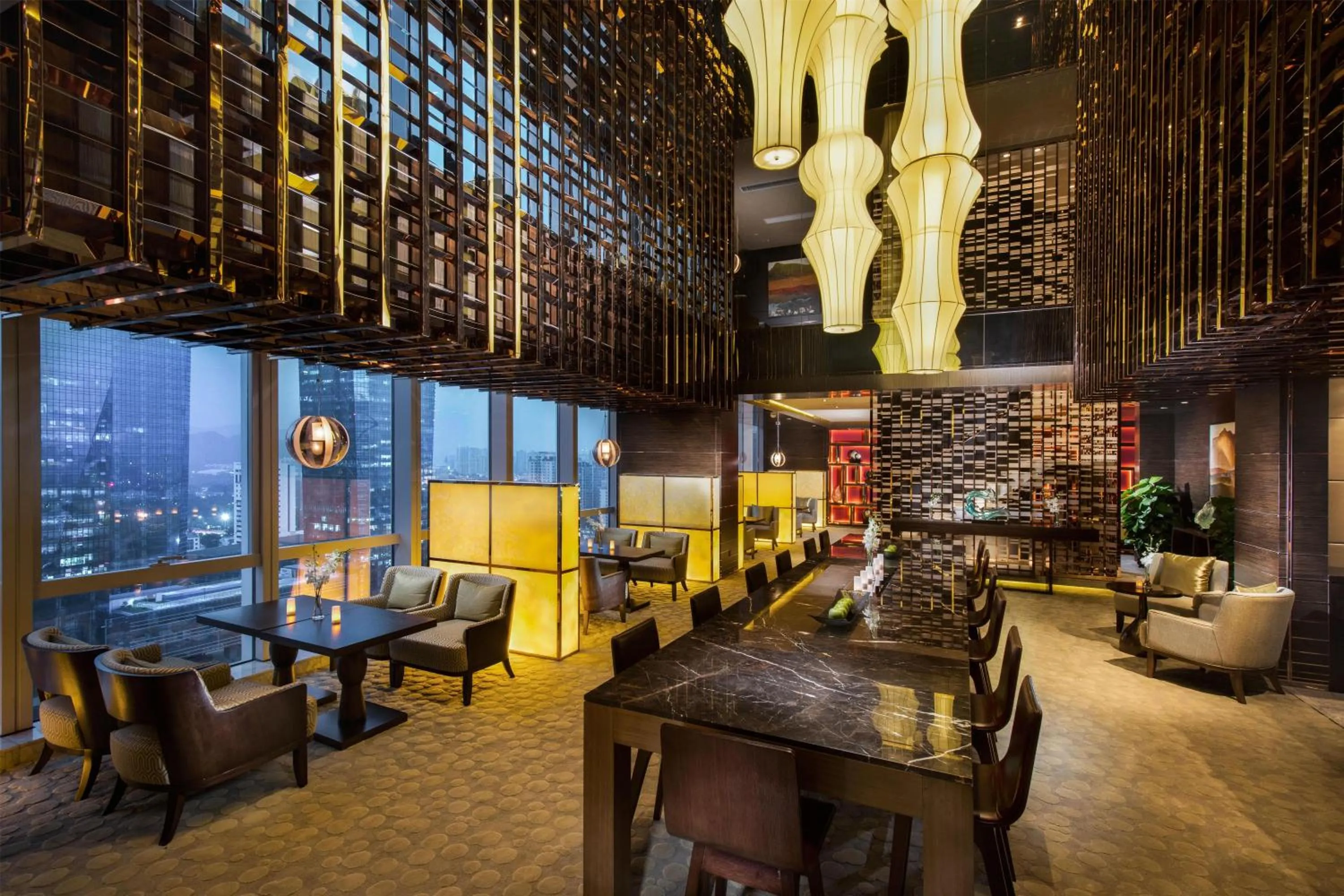 Living room in Hilton Shenzhen Futian