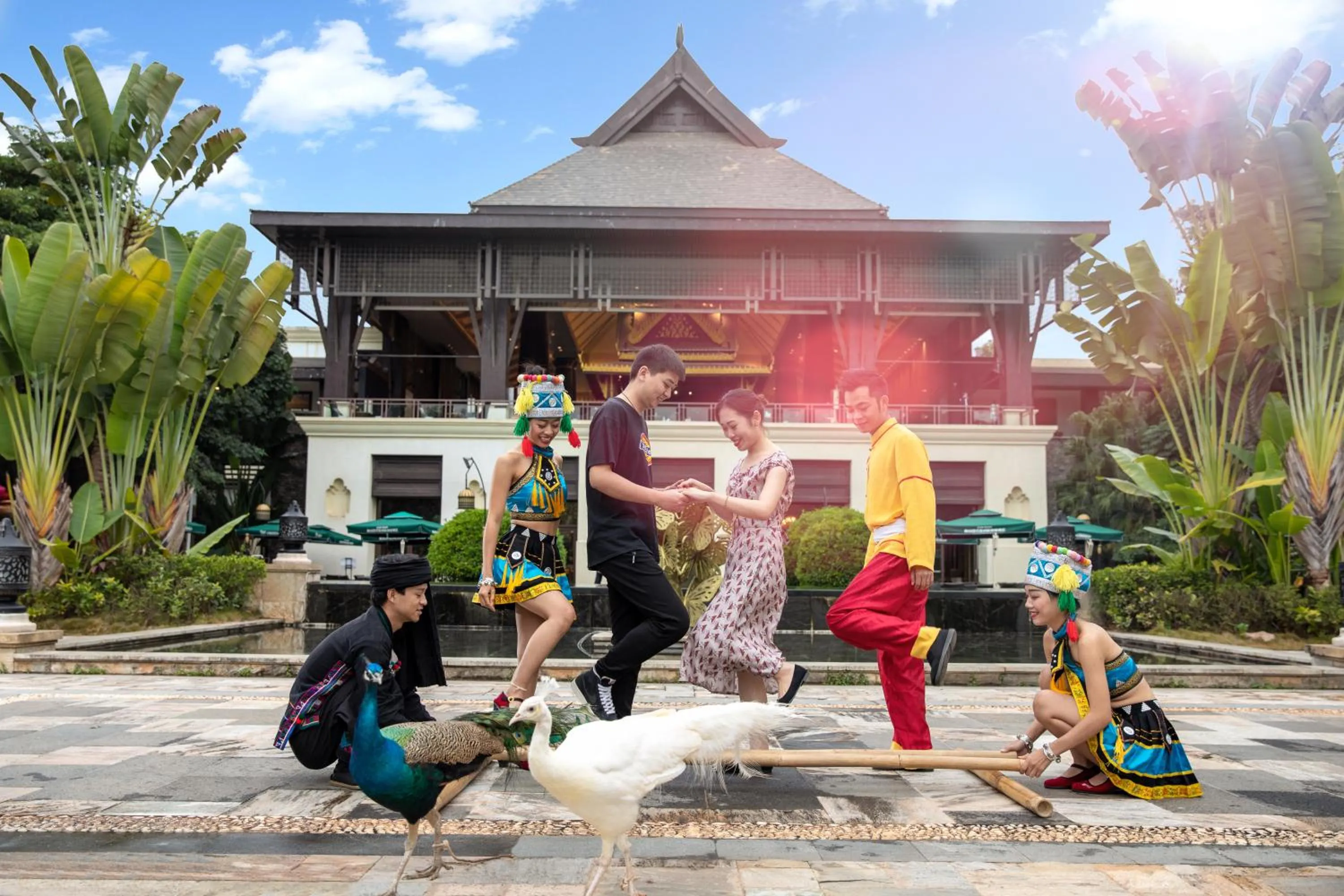 People in Pullman Resort Xishuangbanna