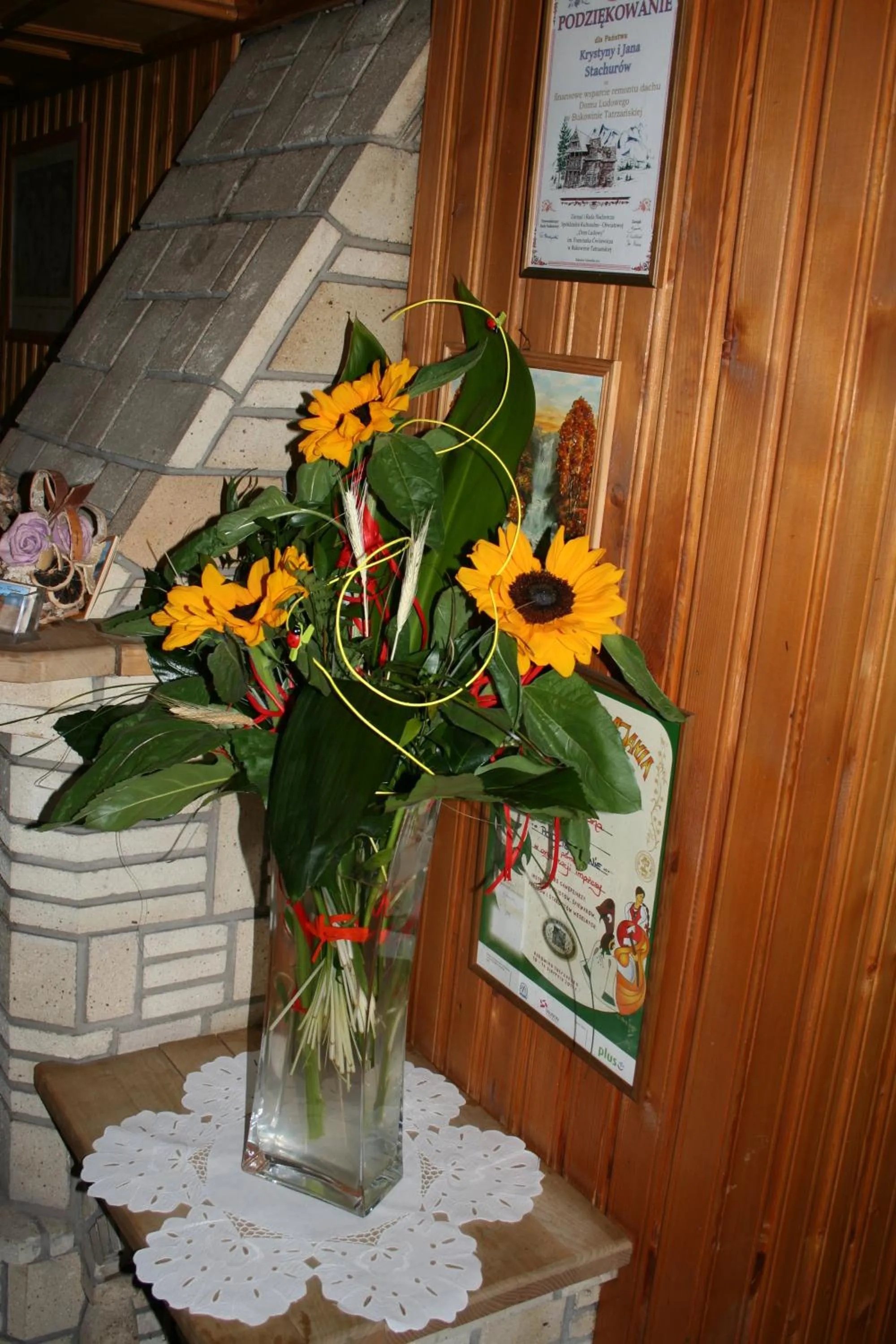 Decorative detail in Dom Wczasowy Krystyna