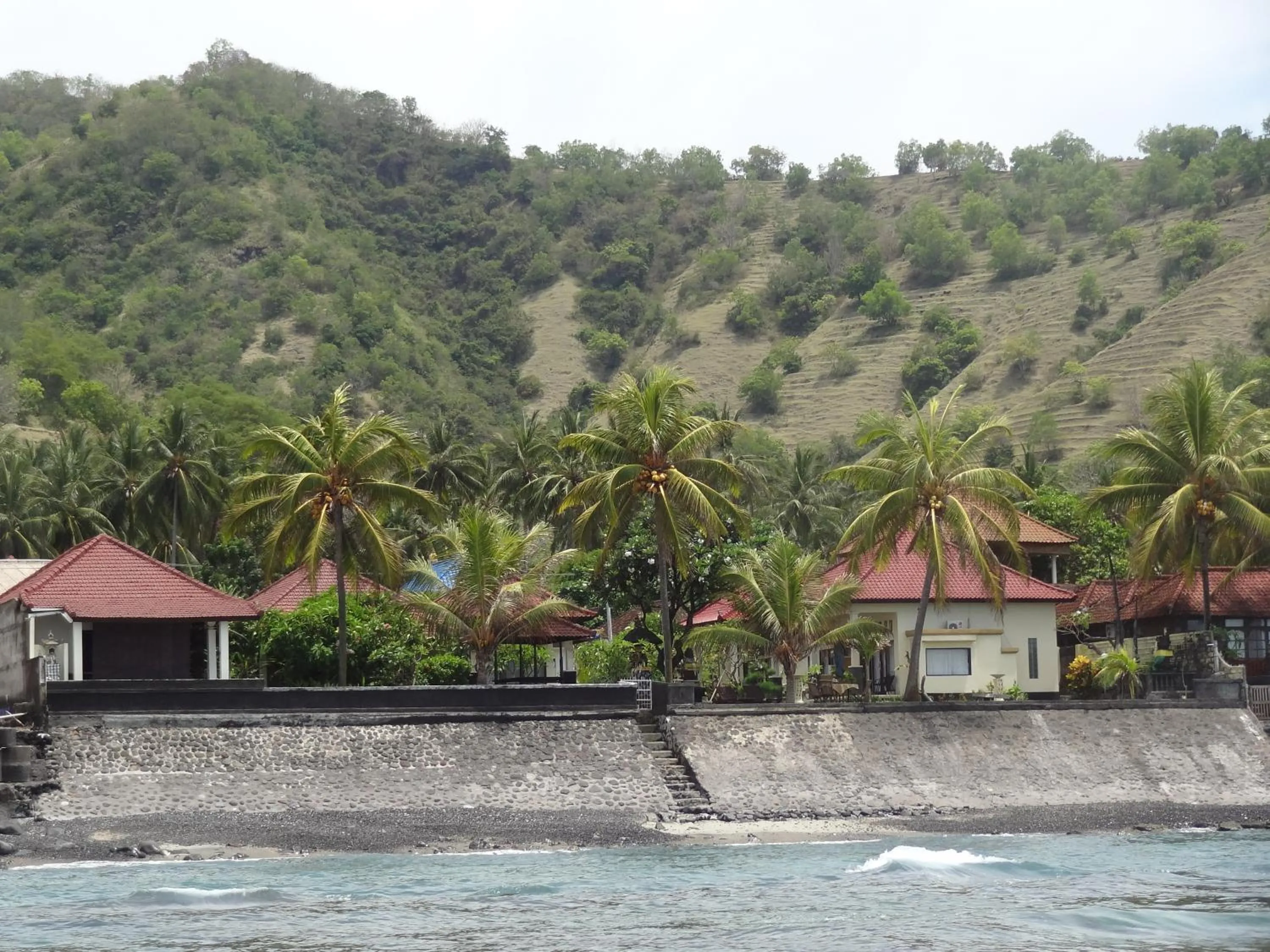 Bird's eye view in Segara Wangi Beach Cottages