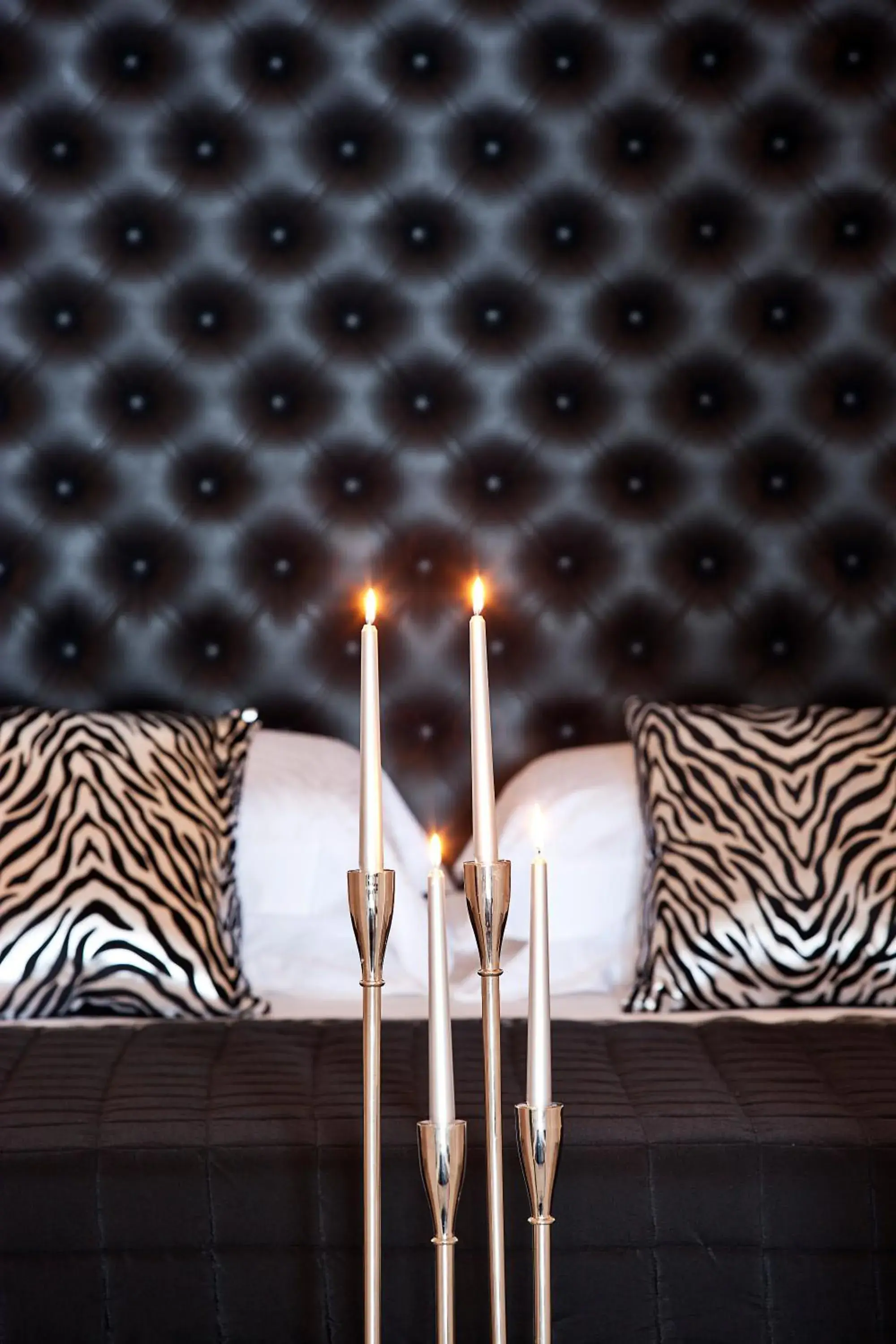 Decorative detail, Bed in Asteras Villas Decorative detail, Bed in Asteras Villas