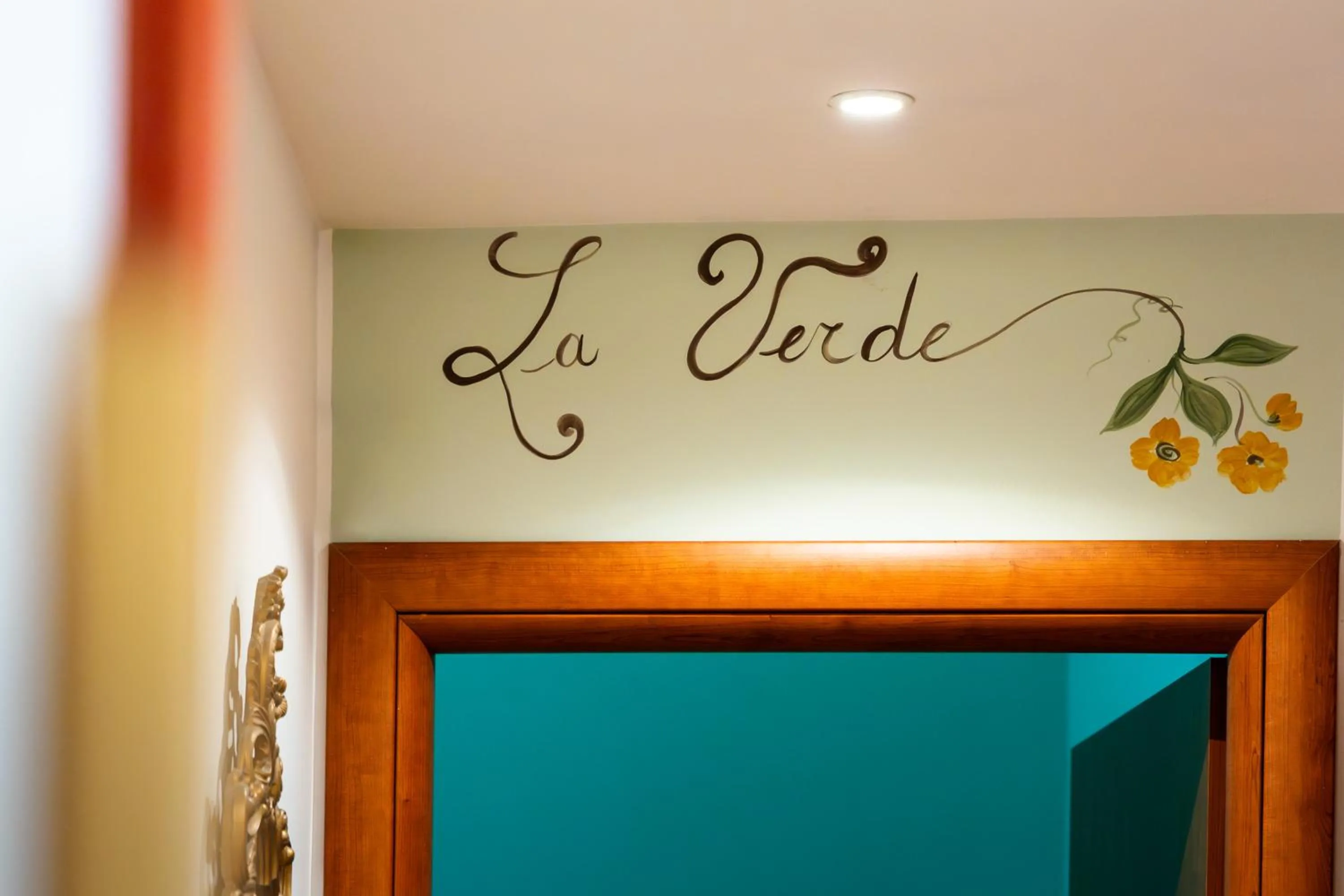 Decorative detail in B&B Capriccio