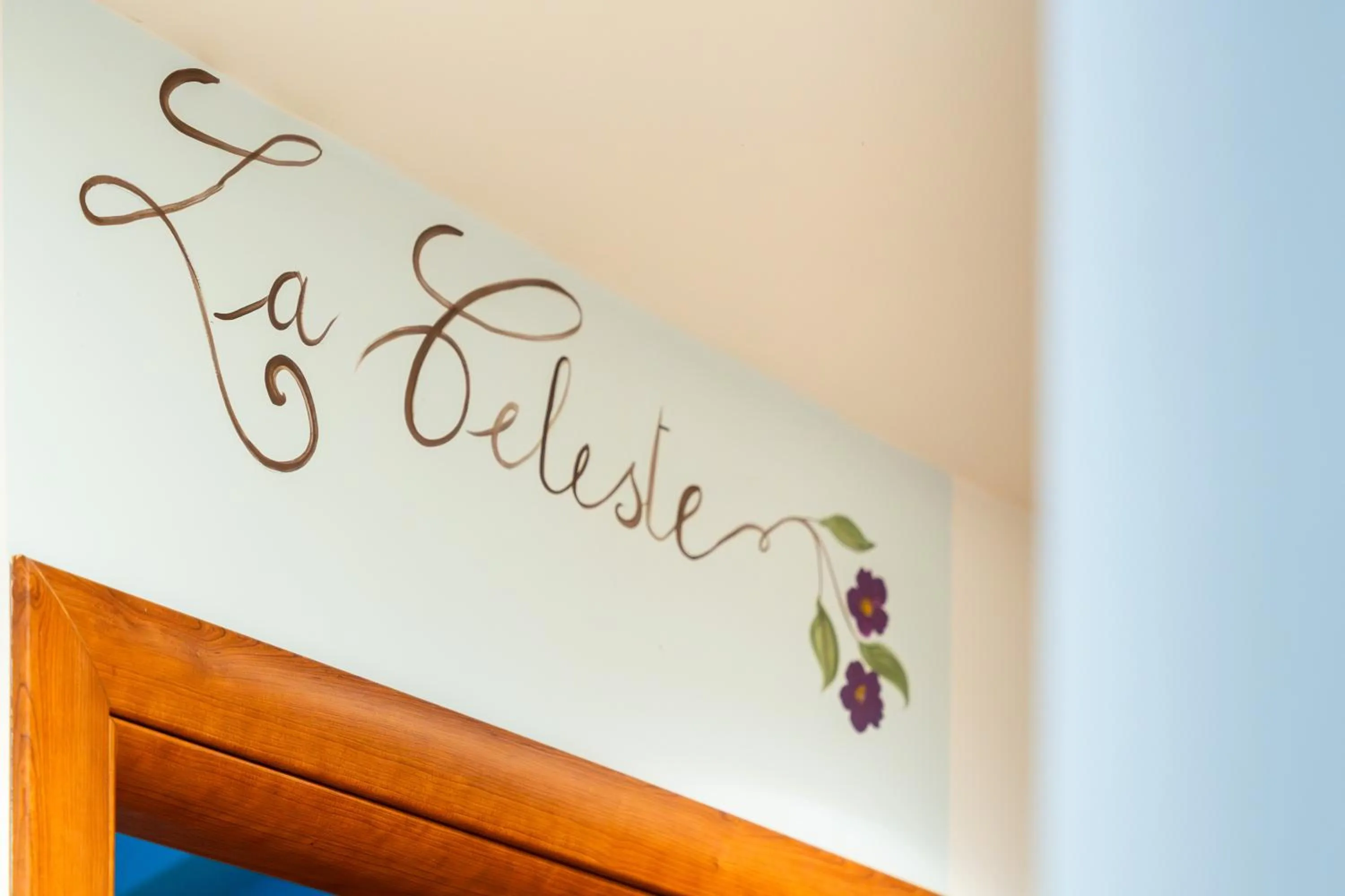 Decorative detail in B&B Capriccio