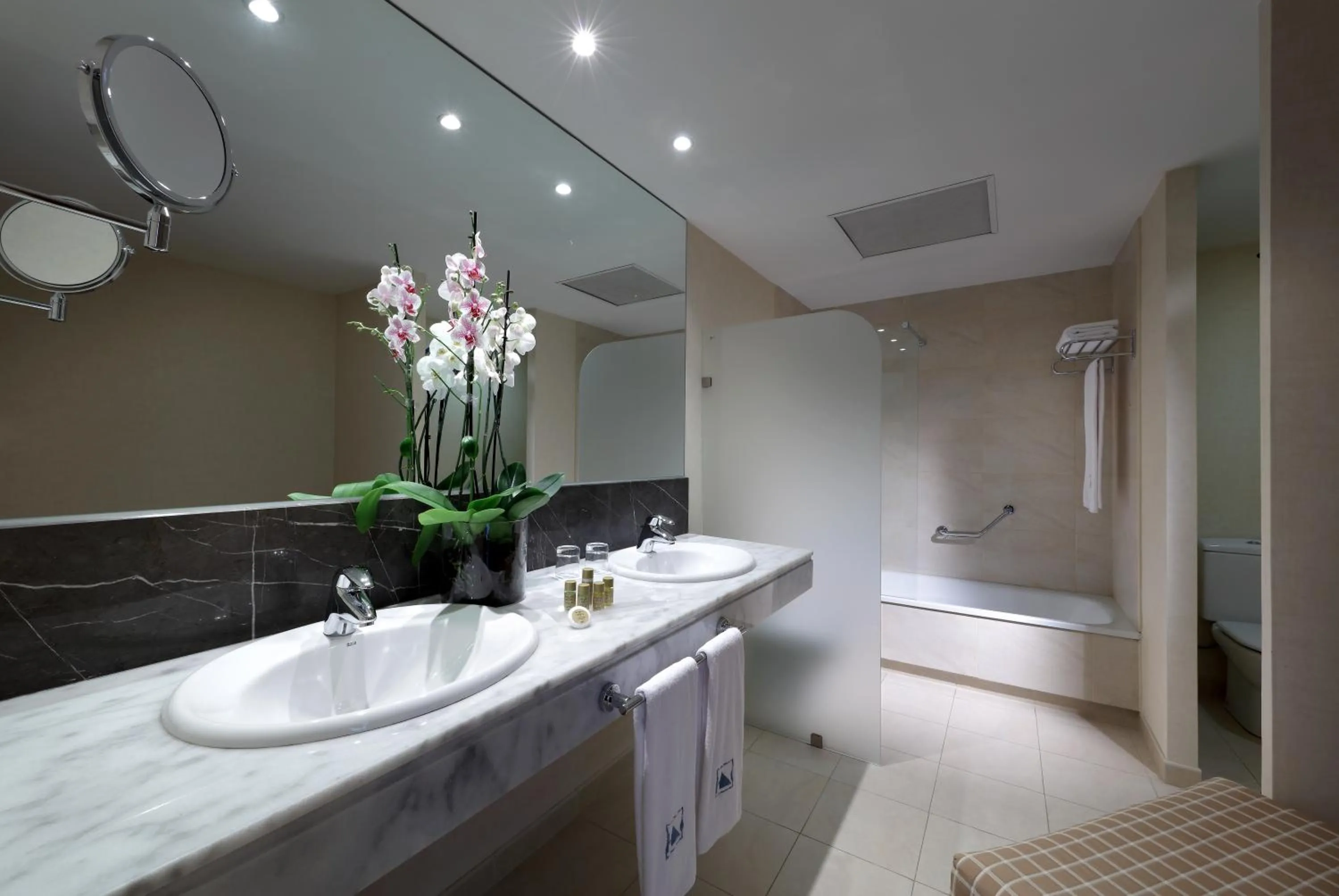 Shower in Eurostars Zaragoza