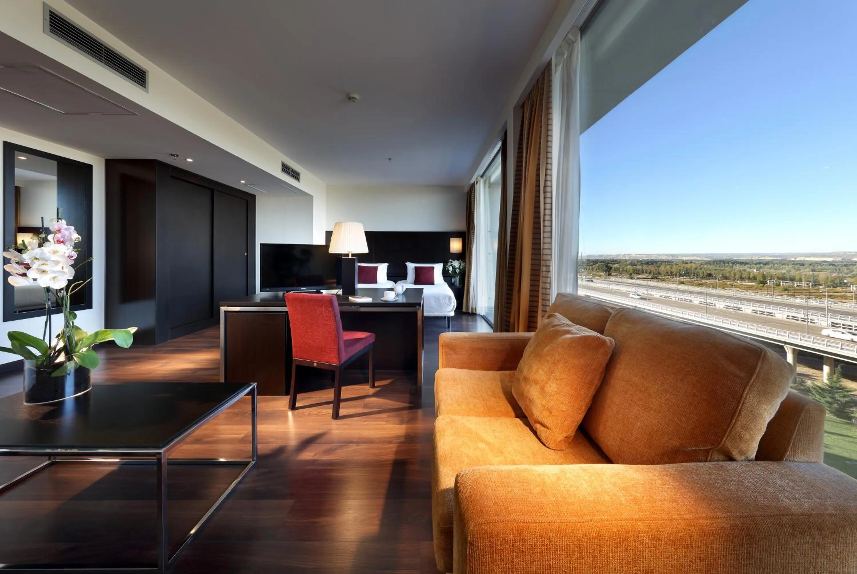 Bed in Eurostars Zaragoza