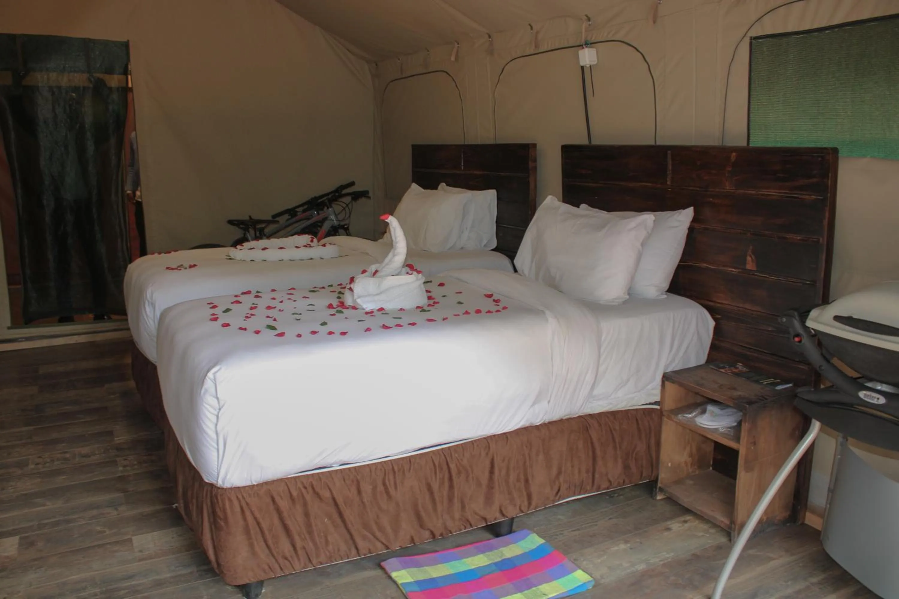 Bed in Kuriftu Entoto Adventure Park