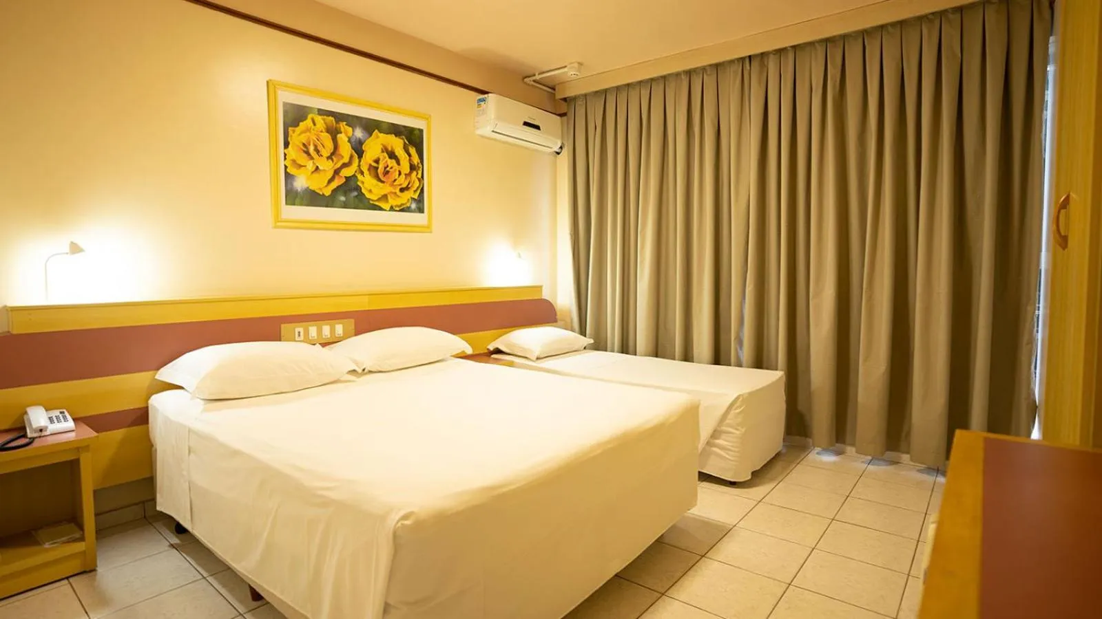 Bed in Hamburgo Palace Hotel