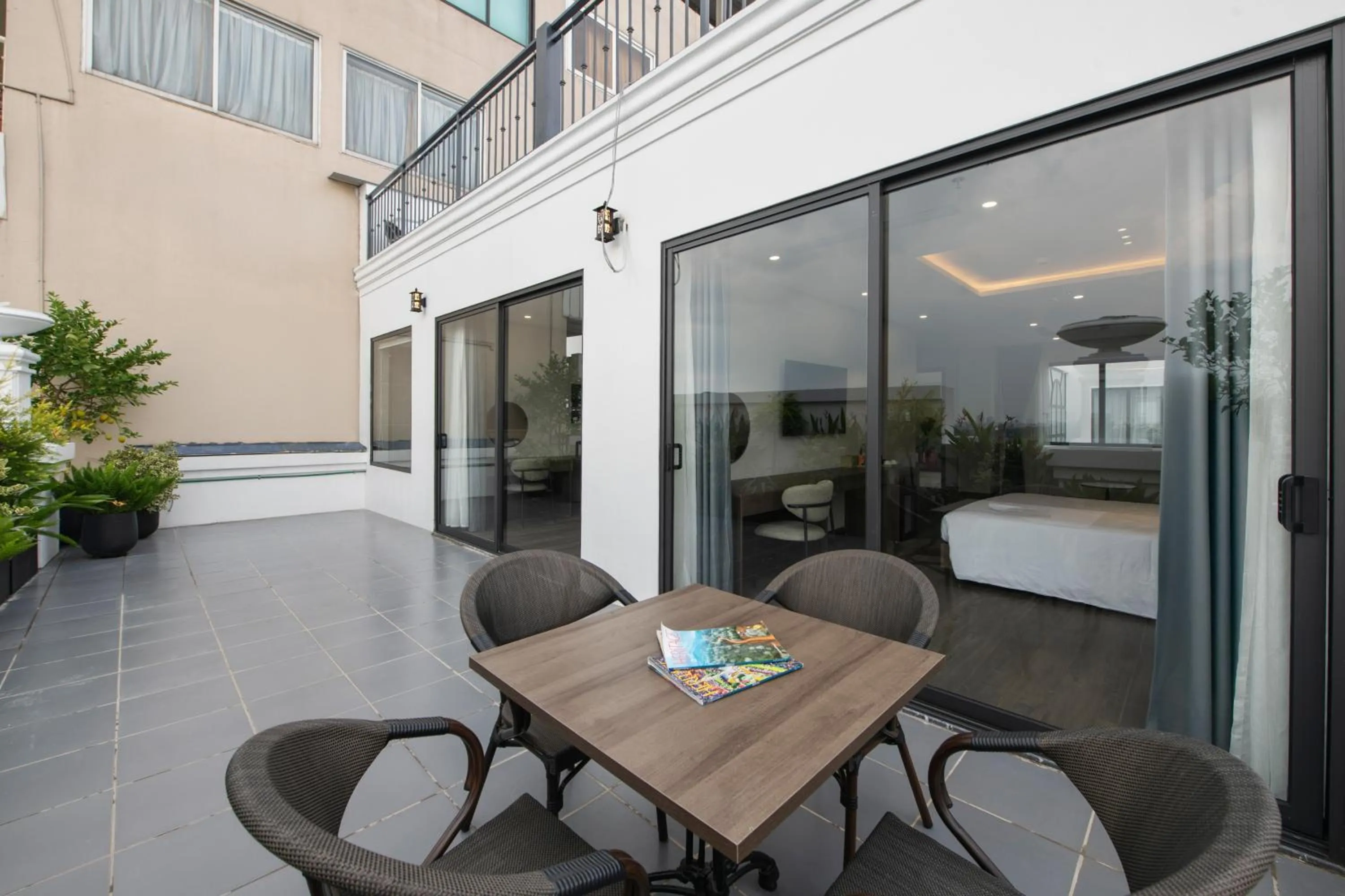 Balcony/Terrace in Nature Hotel - Lac Long Quan