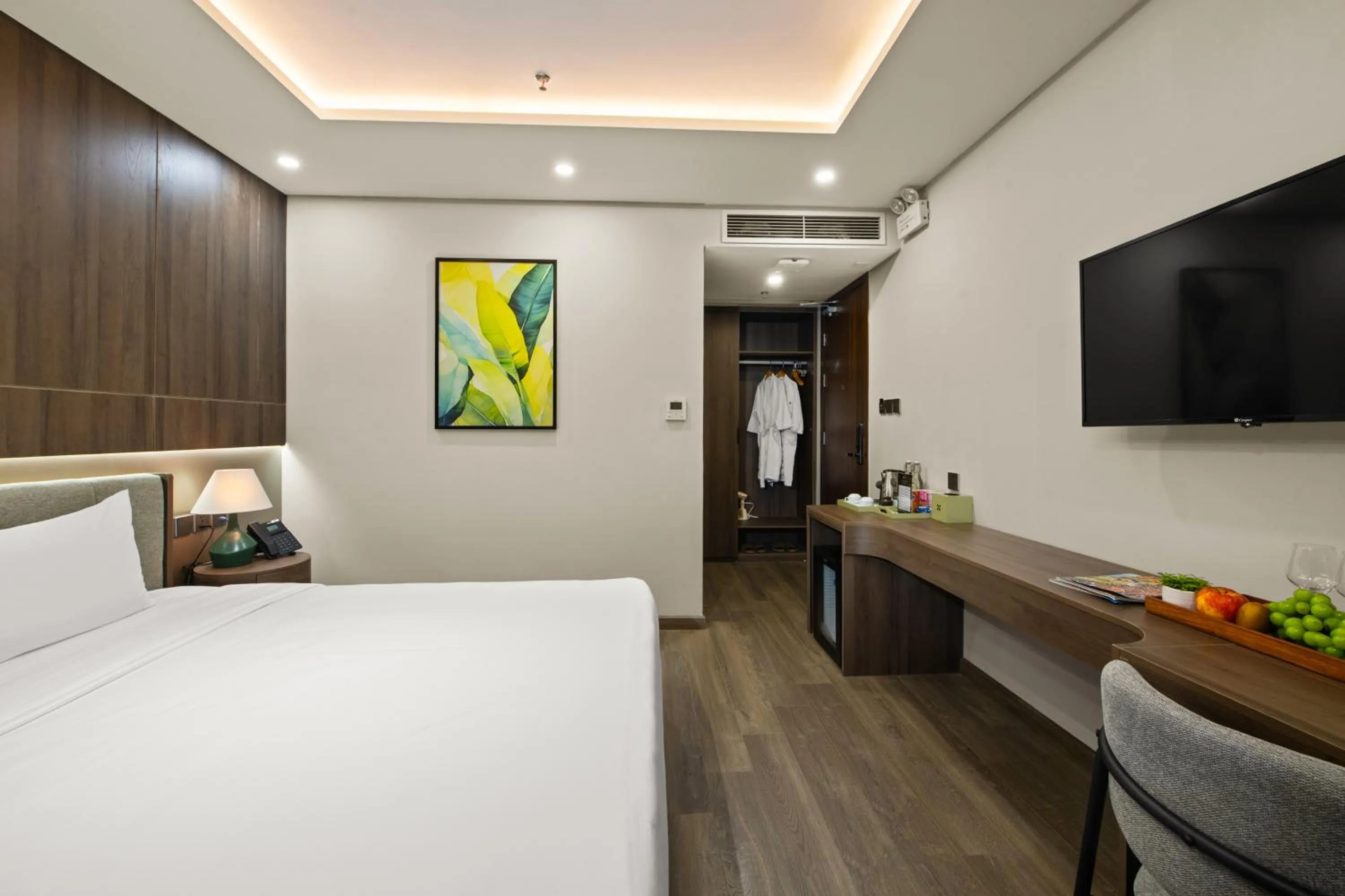 furniture, Bed in Nature Hotel - Lac Long Quan