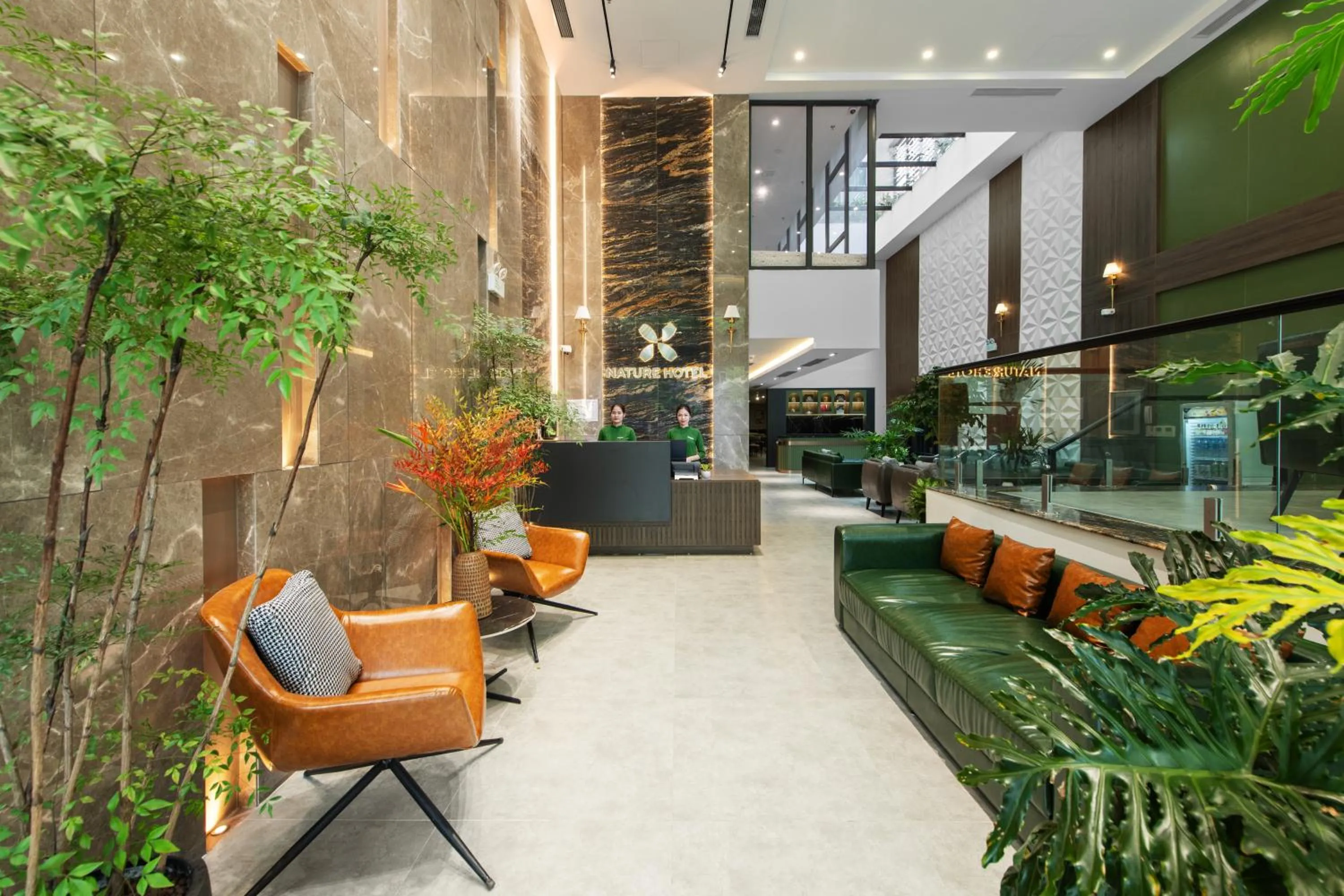 Lobby or reception in Nature Hotel - Lac Long Quan
