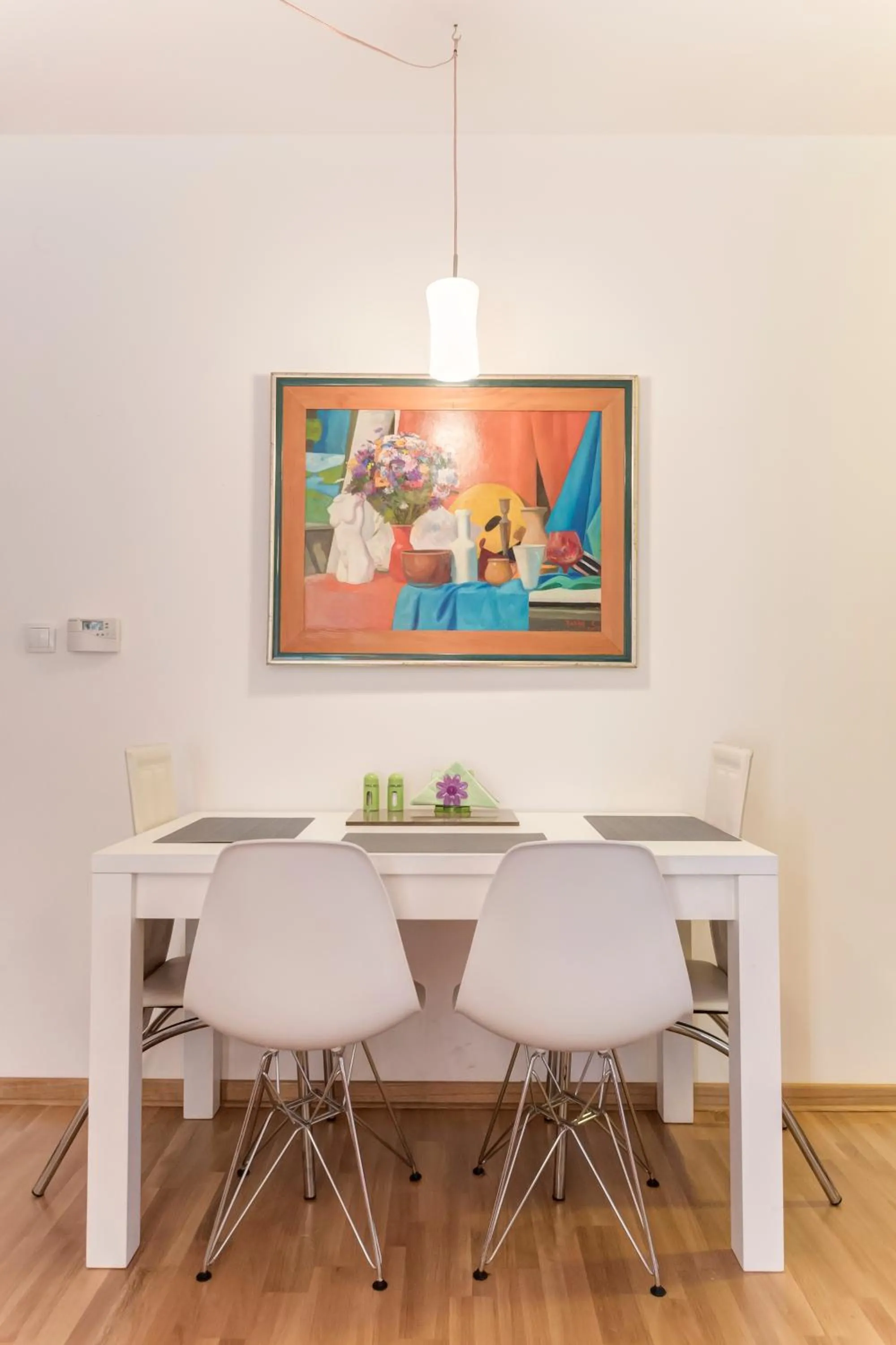 Dining area in Sekula's City Center Apartment