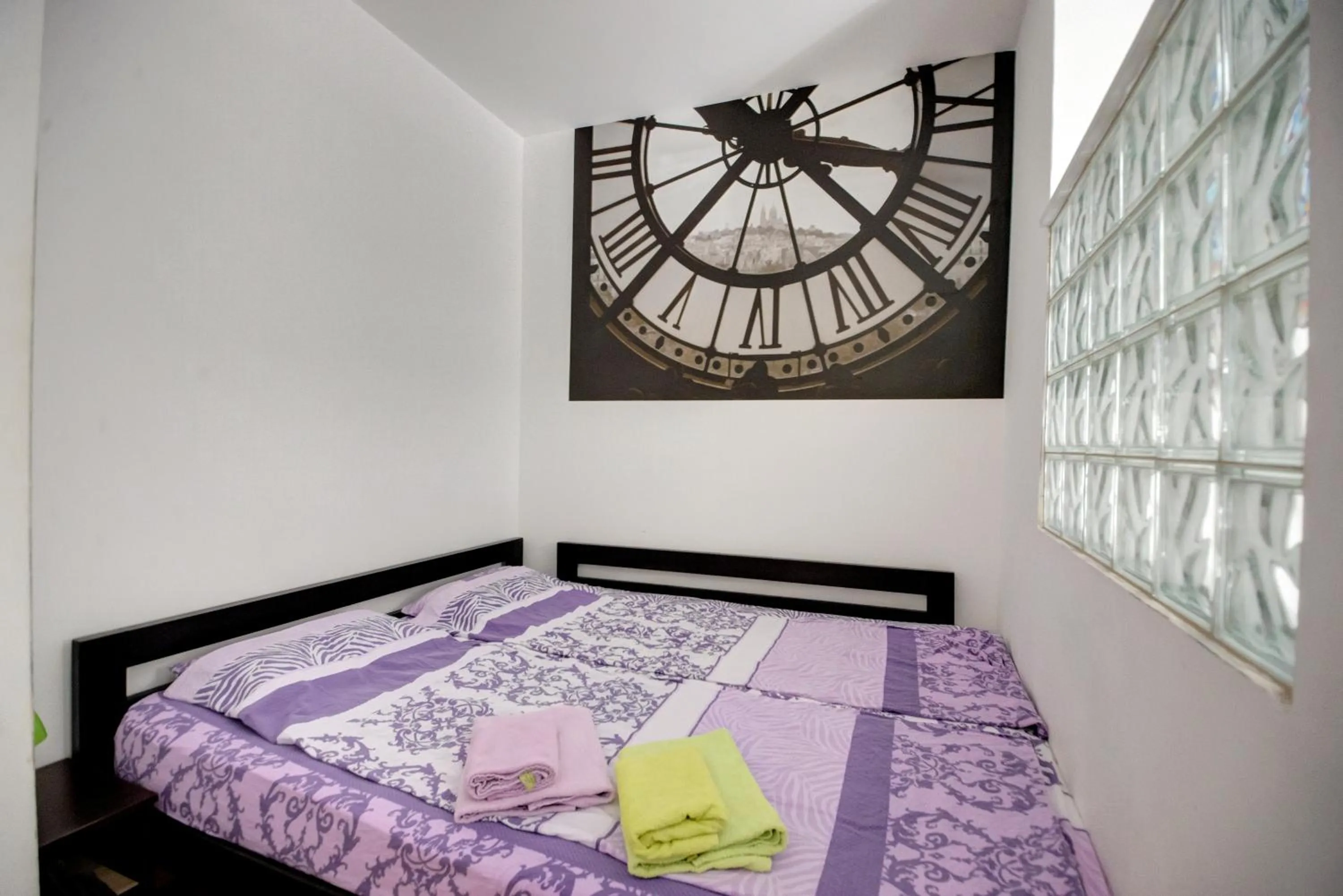 Bed in Sekula's City Center Apartment