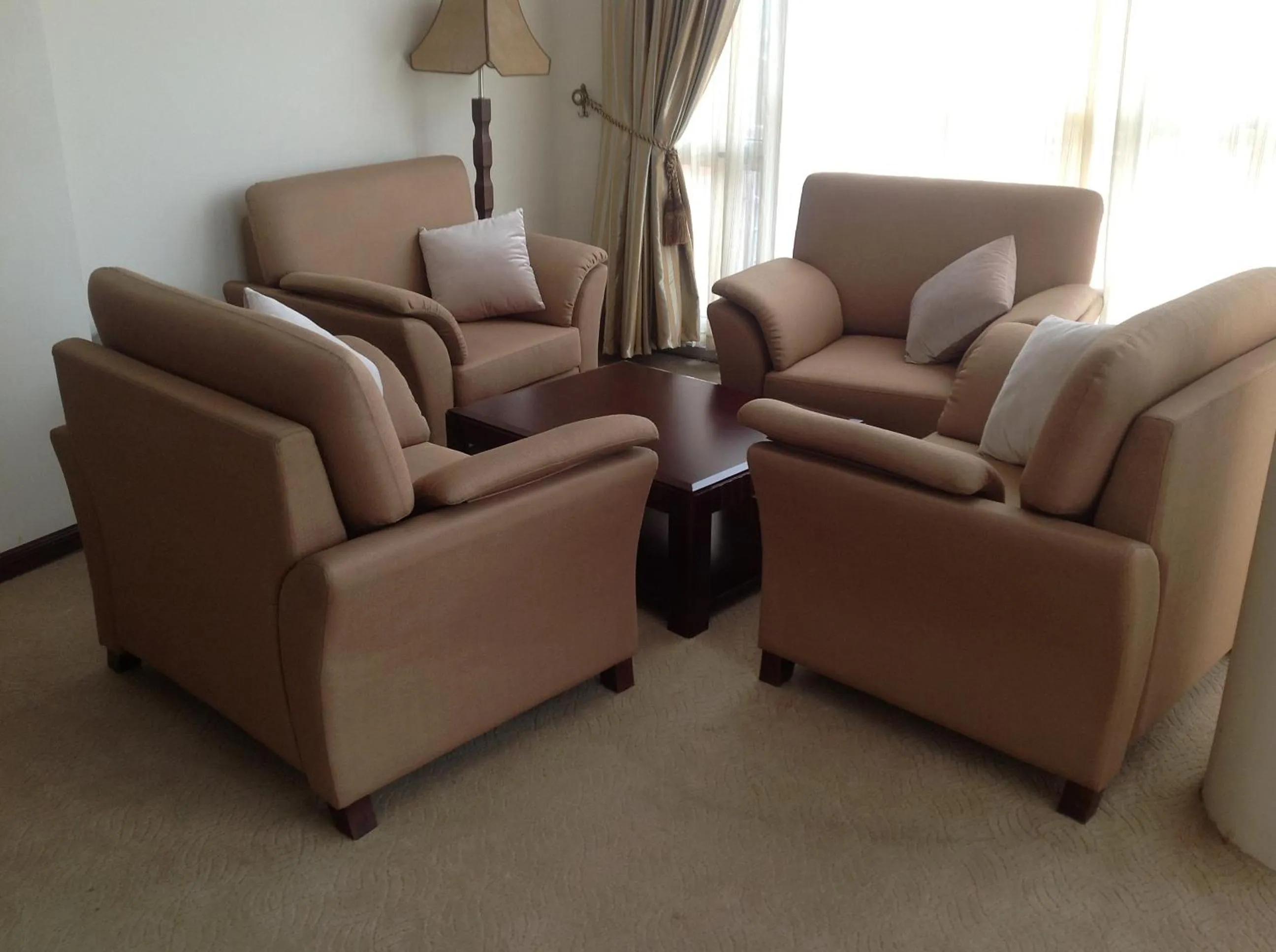 Seating area in Debredamo Hotel