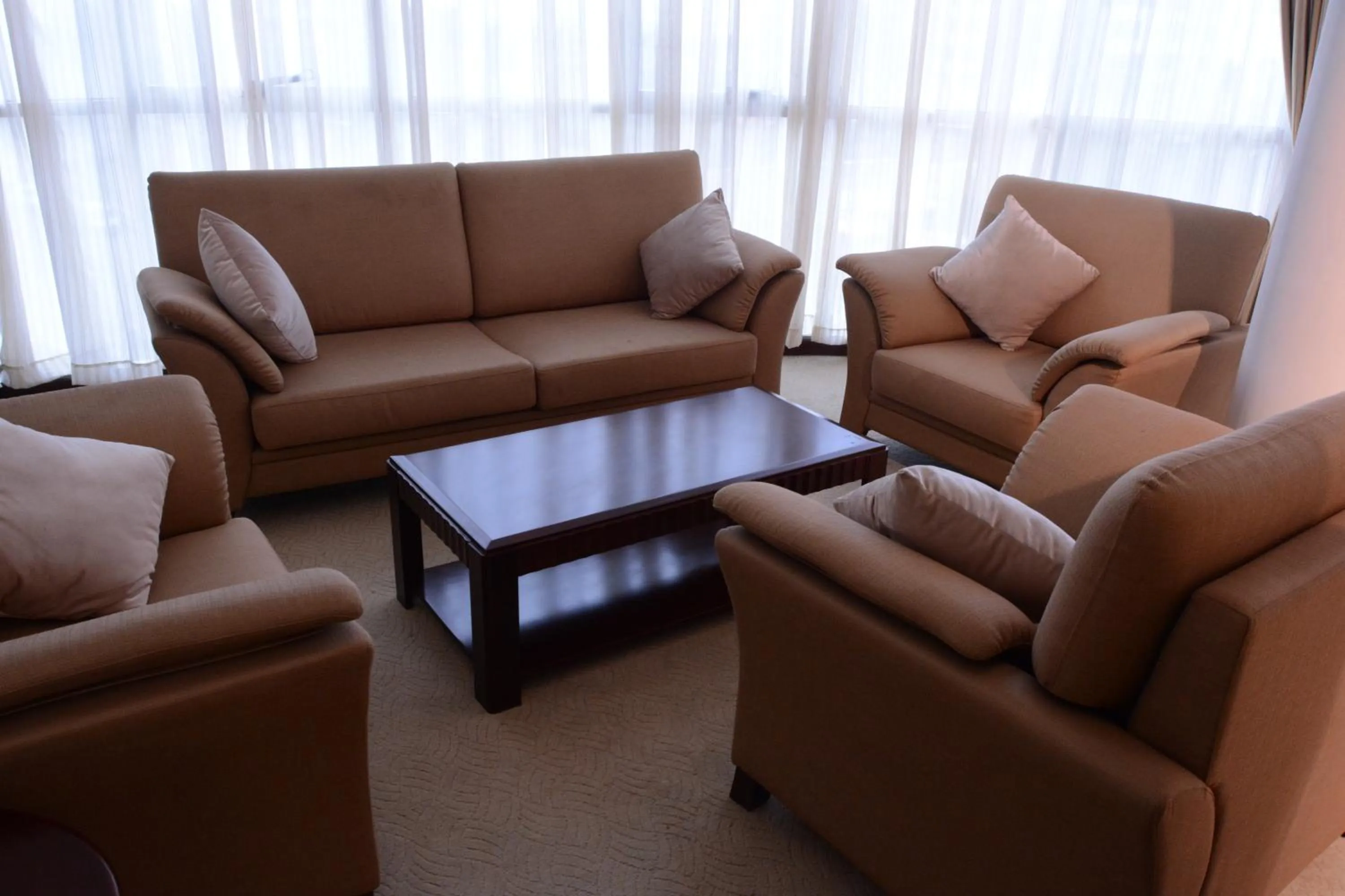 Seating area in Debredamo Hotel