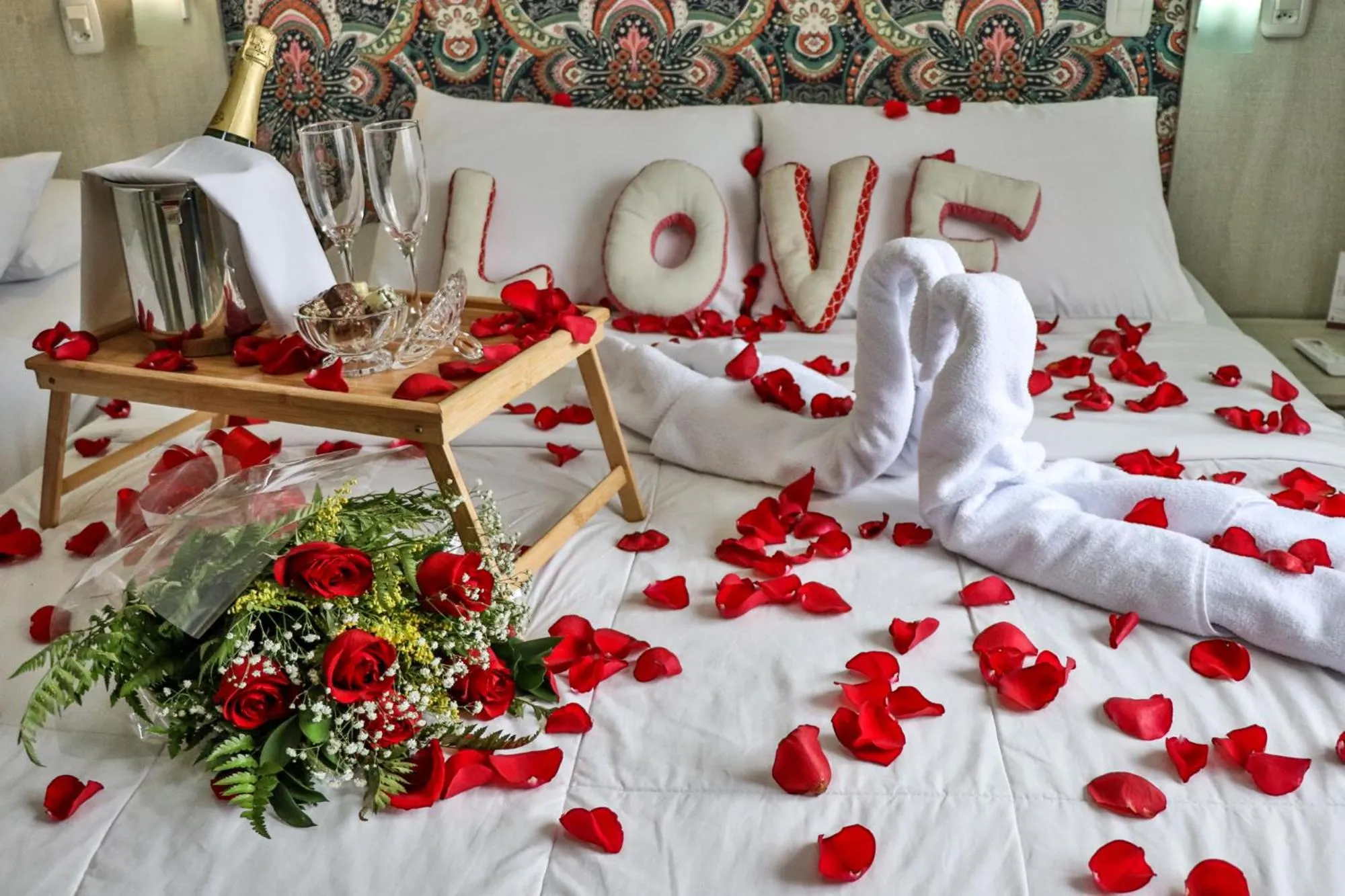 Decorative detail, Bed in Pousada Viena