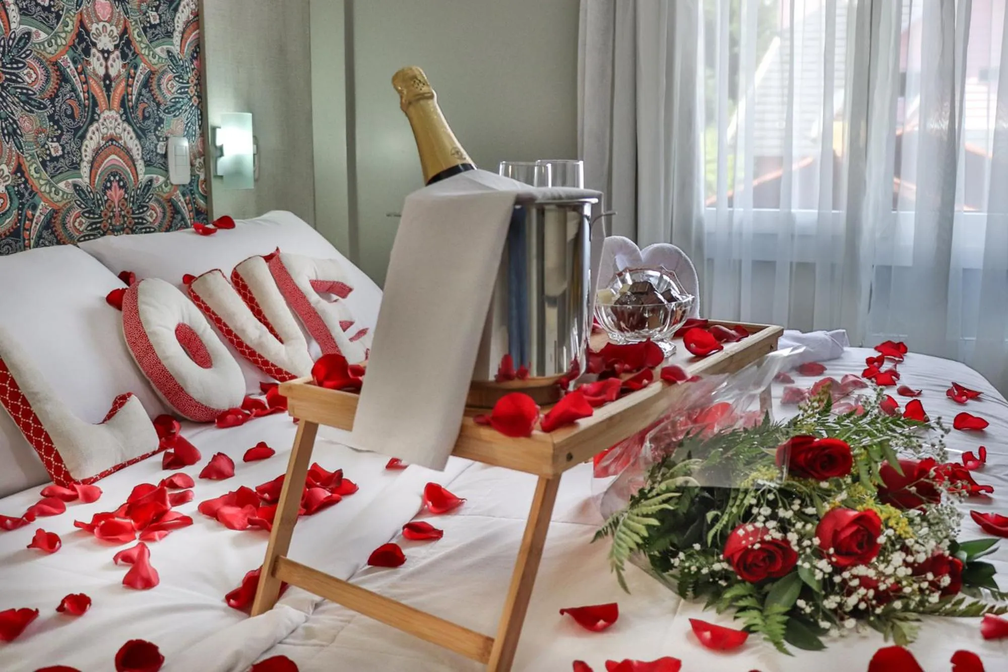 Decorative detail, Bed in Pousada Viena