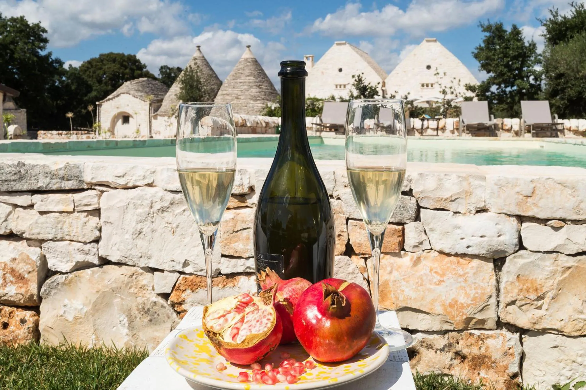 Pool view in Le Dieci Porte