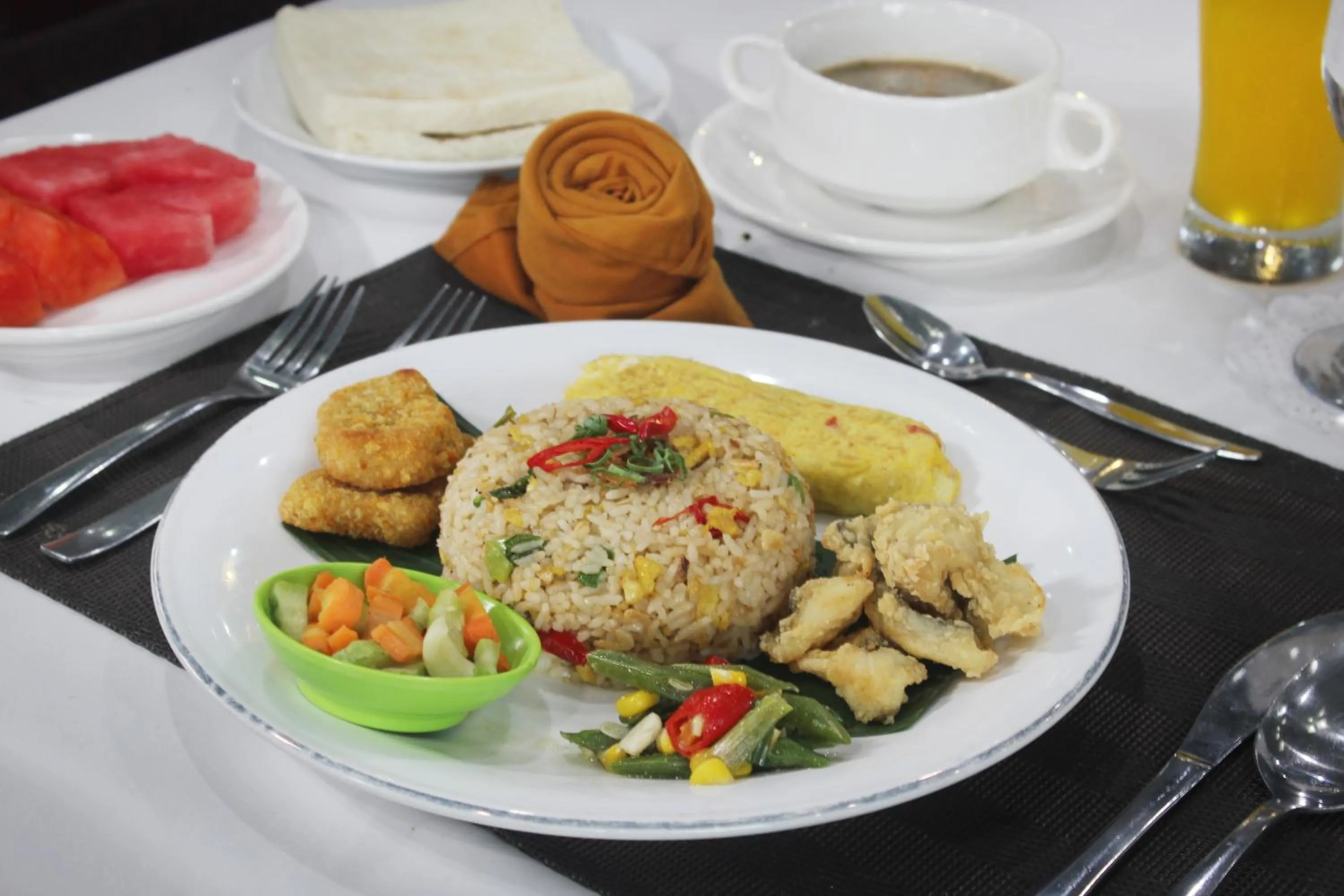 Breakfast in Hotel Grand Trisula Indramayu