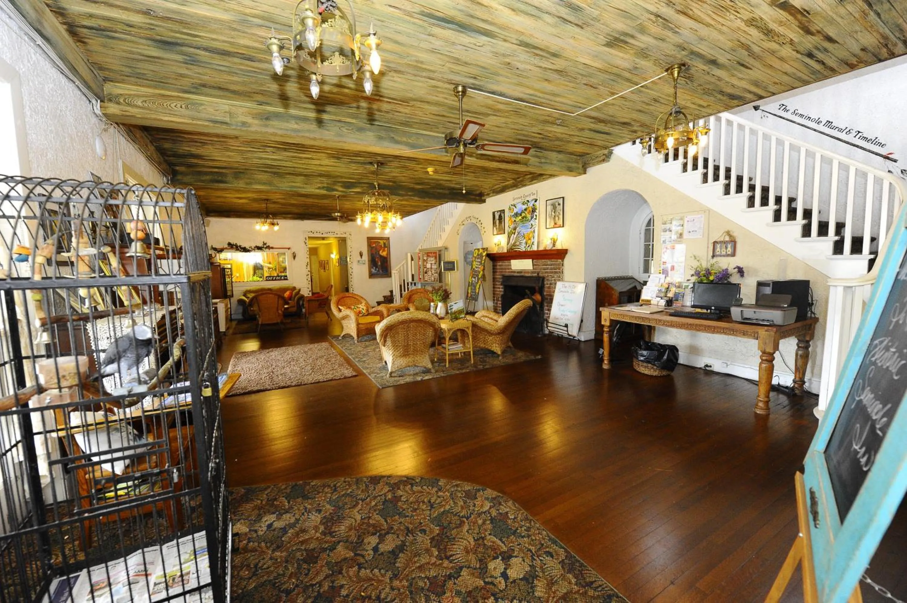 Lobby or reception in Seminole Inn