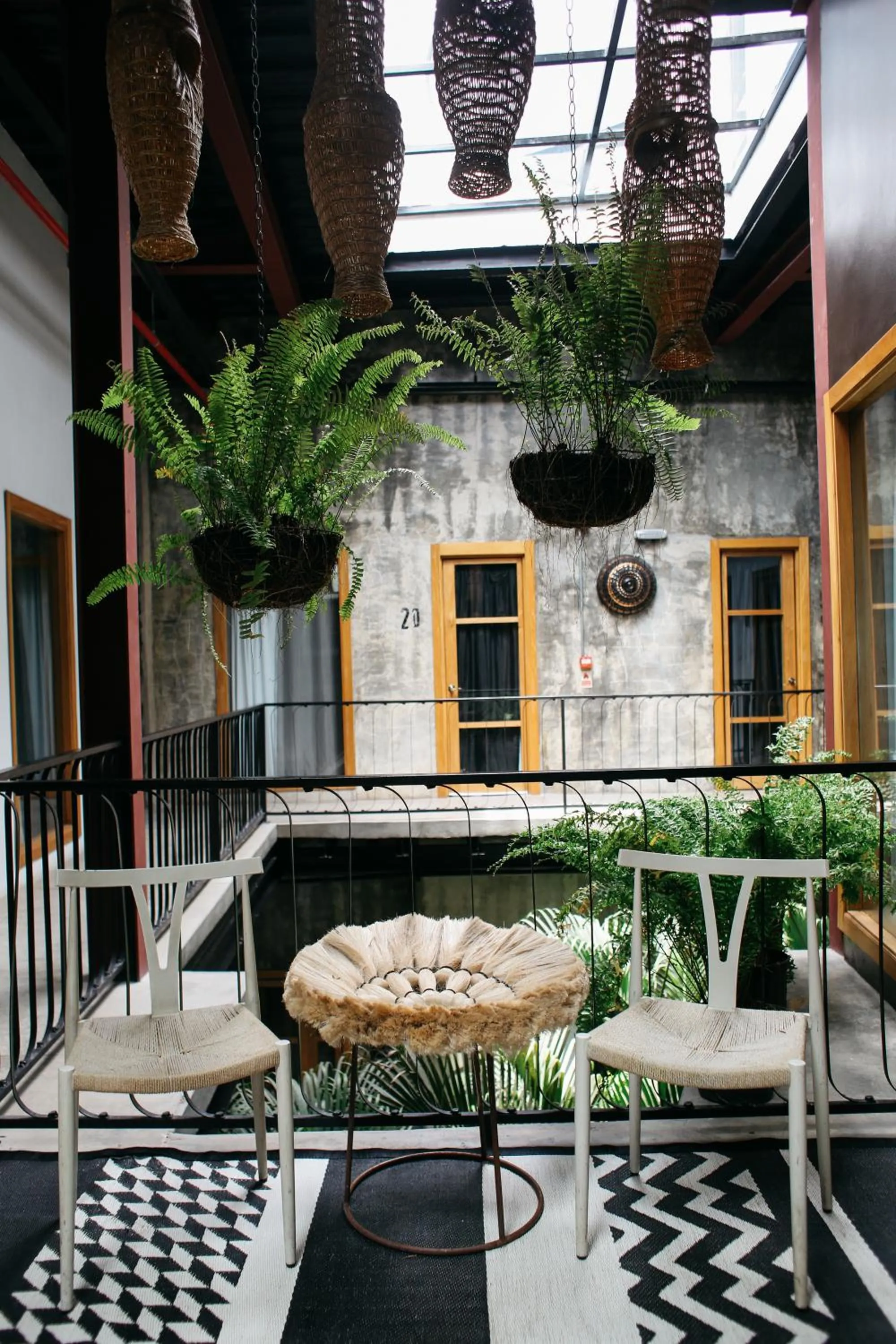 Patio in Hotel Casa Panama