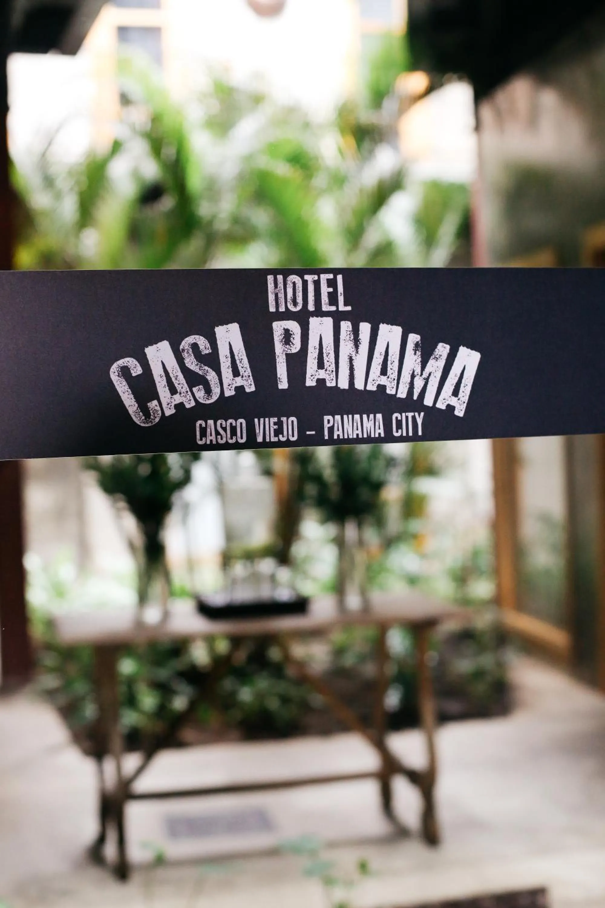 Patio in Hotel Casa Panama