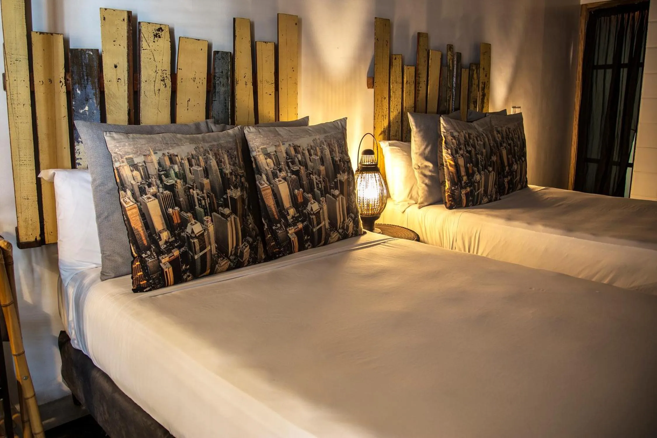 Bed in Hotel Casa Panama