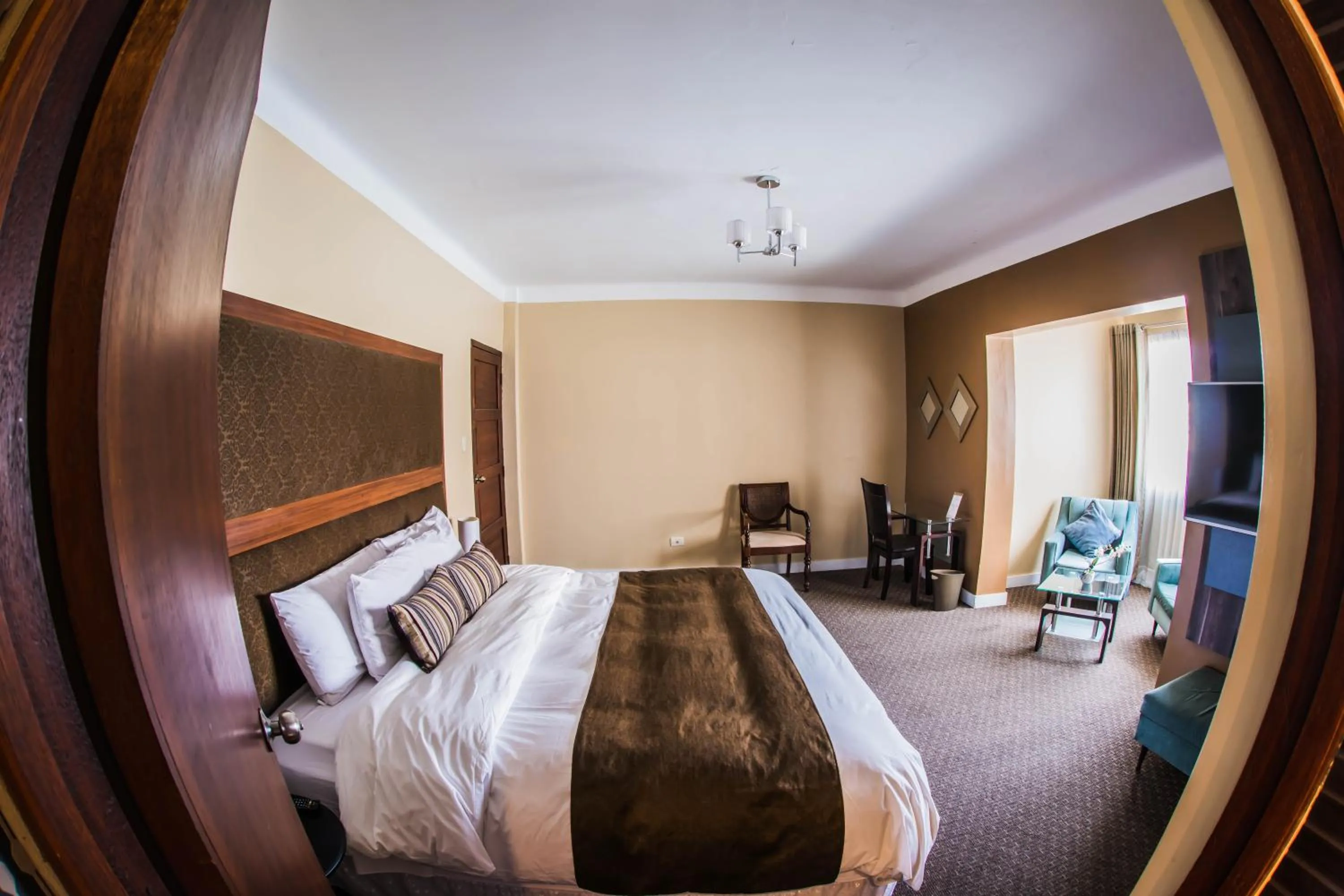 Bed in Los Leones Hotel Boutique