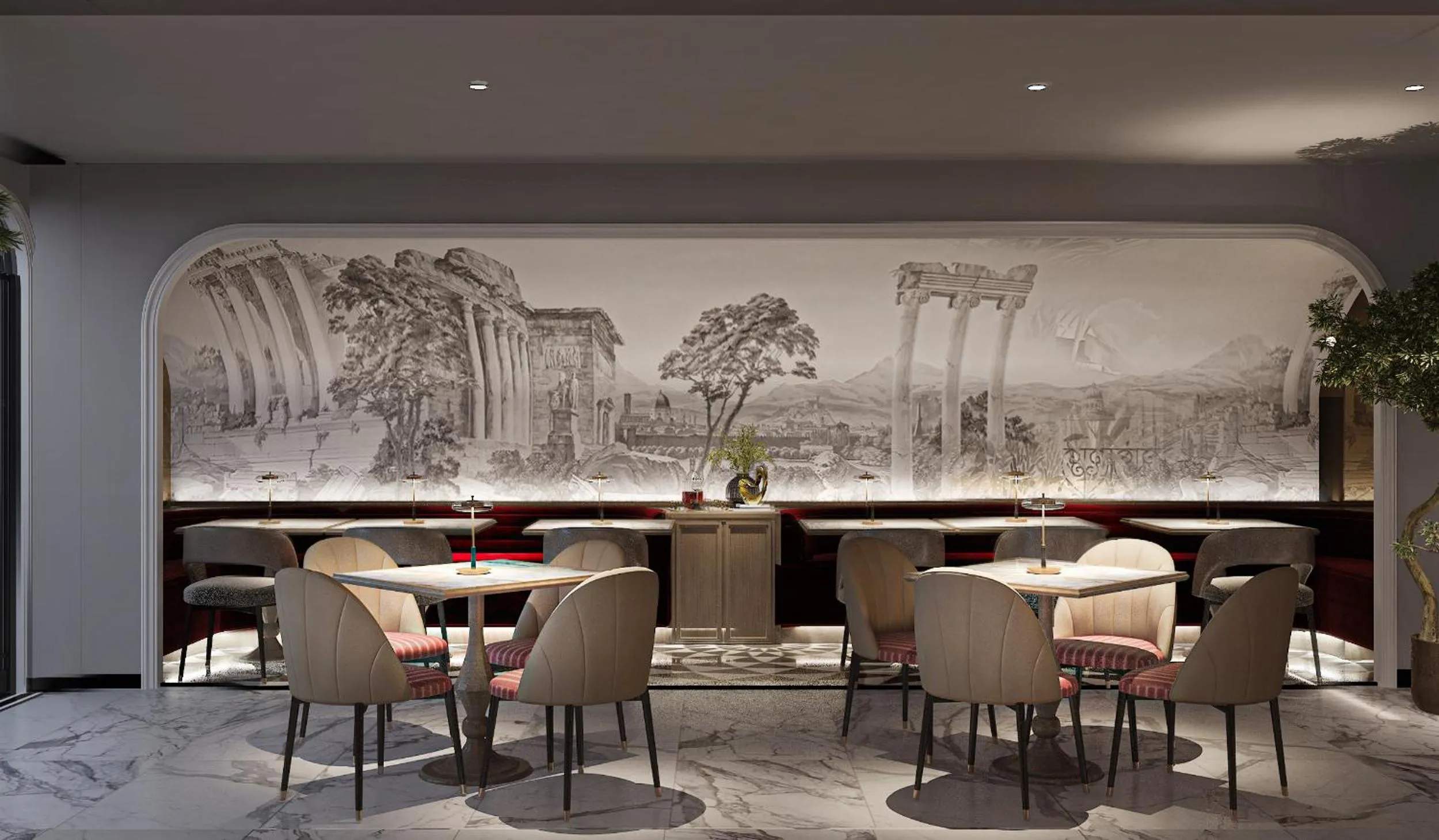 Restaurant/places to eat in Heritage Ham Long Hotel and Spa