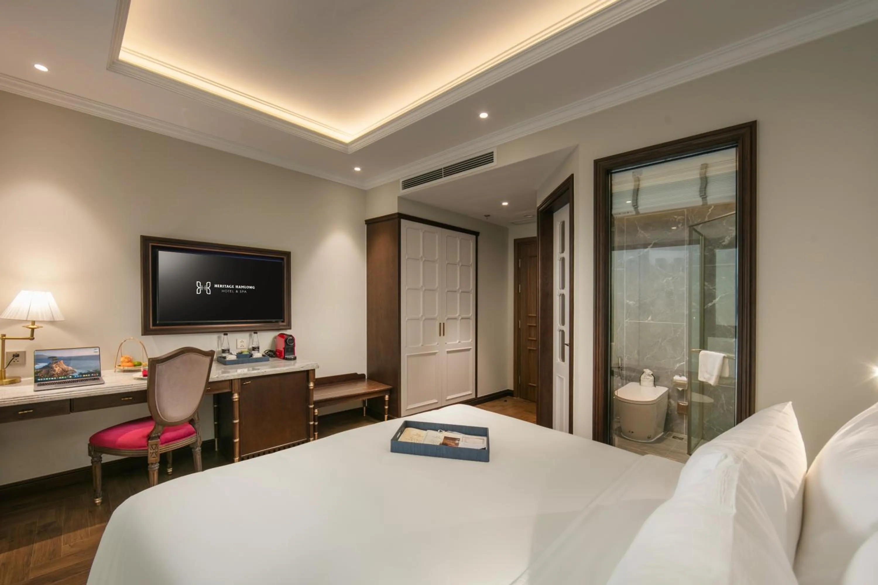 Bedroom, Bed in Heritage Ham Long Hotel and Spa