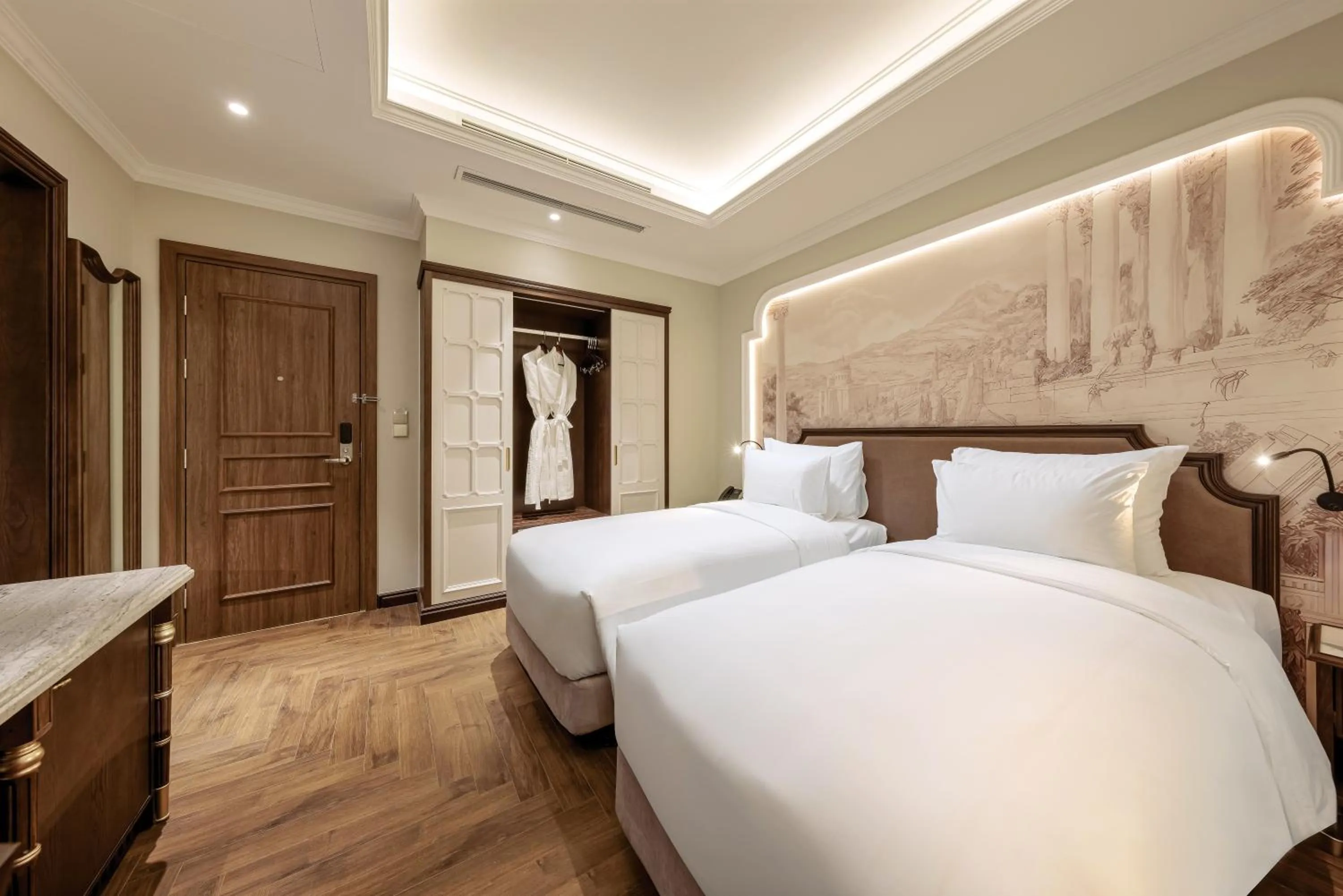 Bedroom, Bed in Heritage Ham Long Hotel and Spa