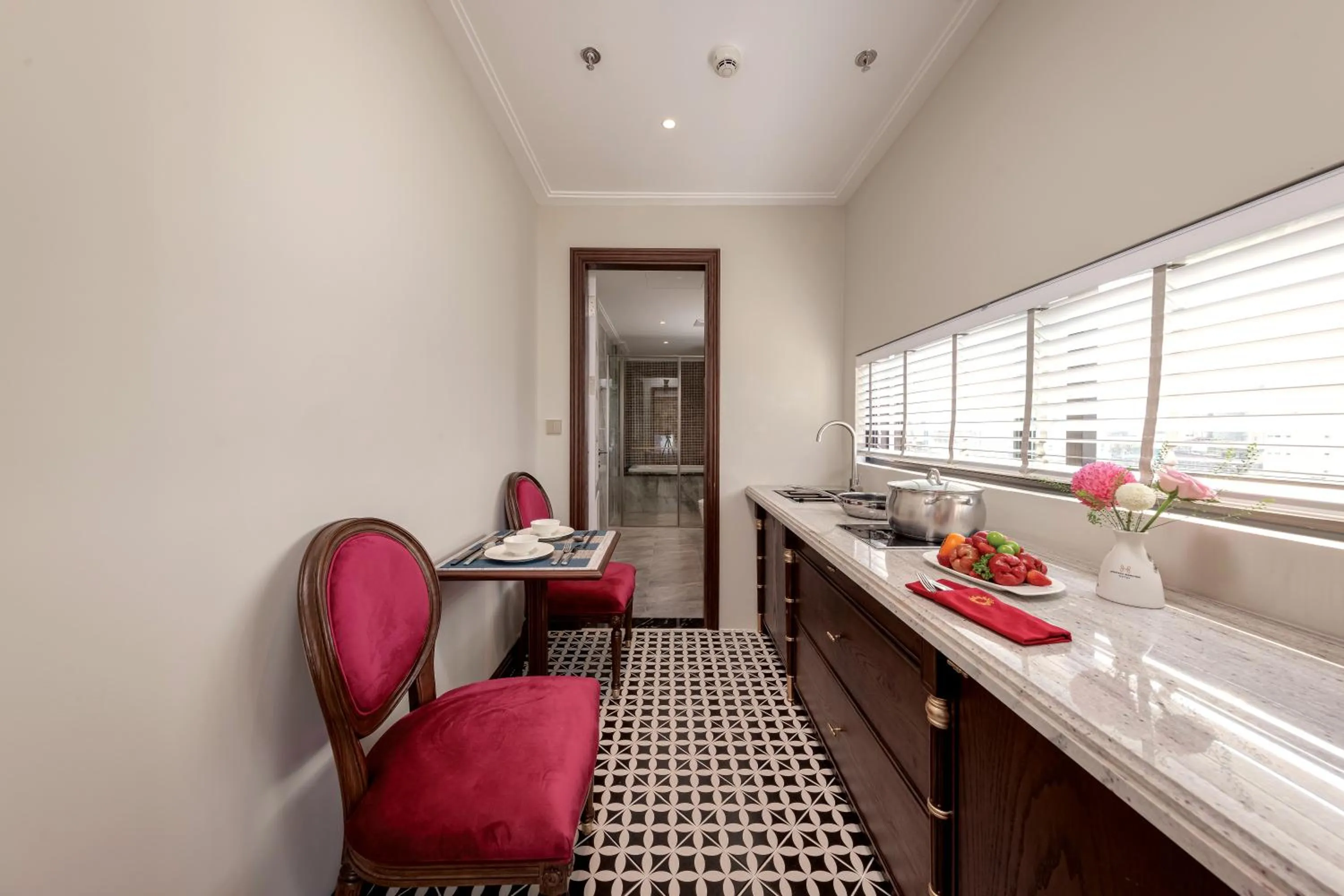 Kitchen or kitchenette in Heritage Ham Long Hotel and Spa