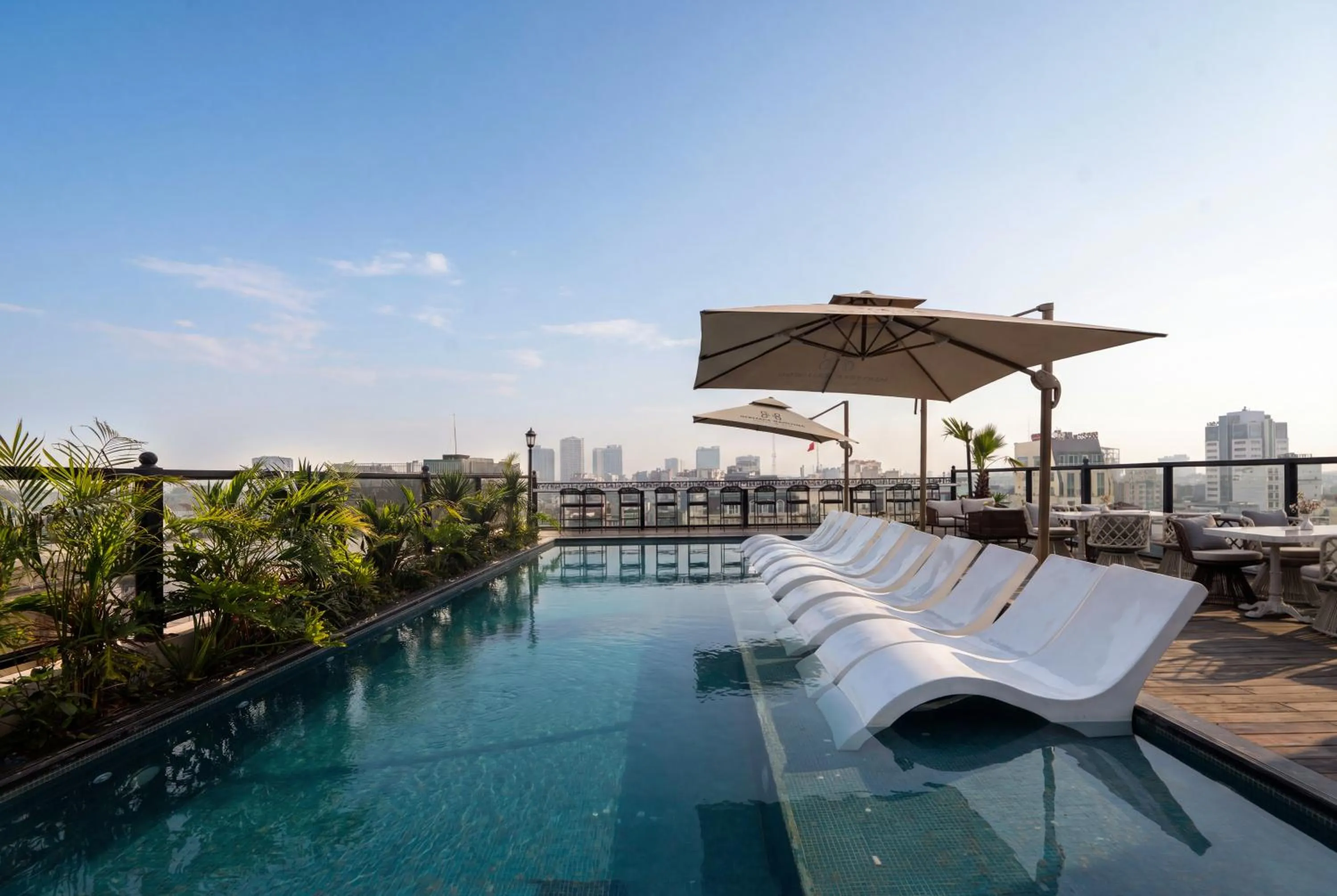 Swimming pool in Heritage Ham Long Hotel and Spa