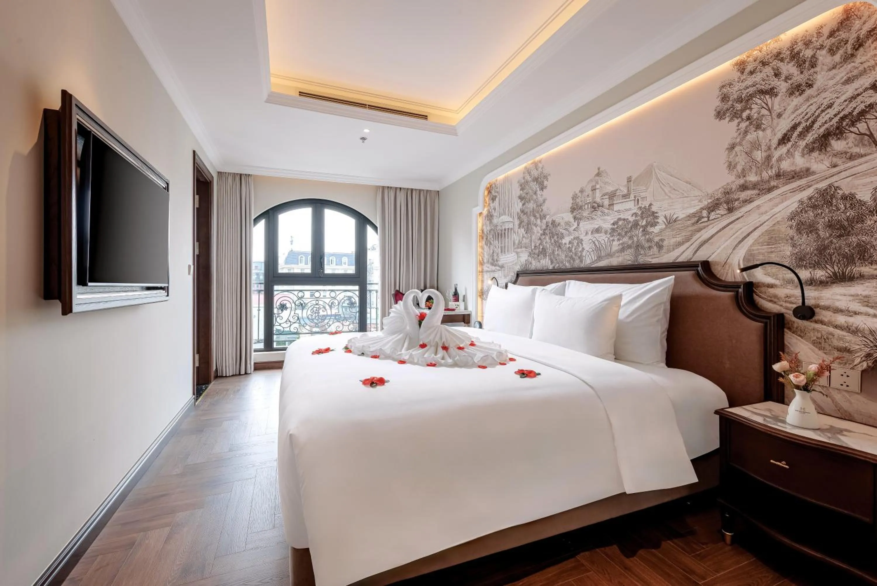 Bedroom, Bed in Heritage Ham Long Hotel and Spa