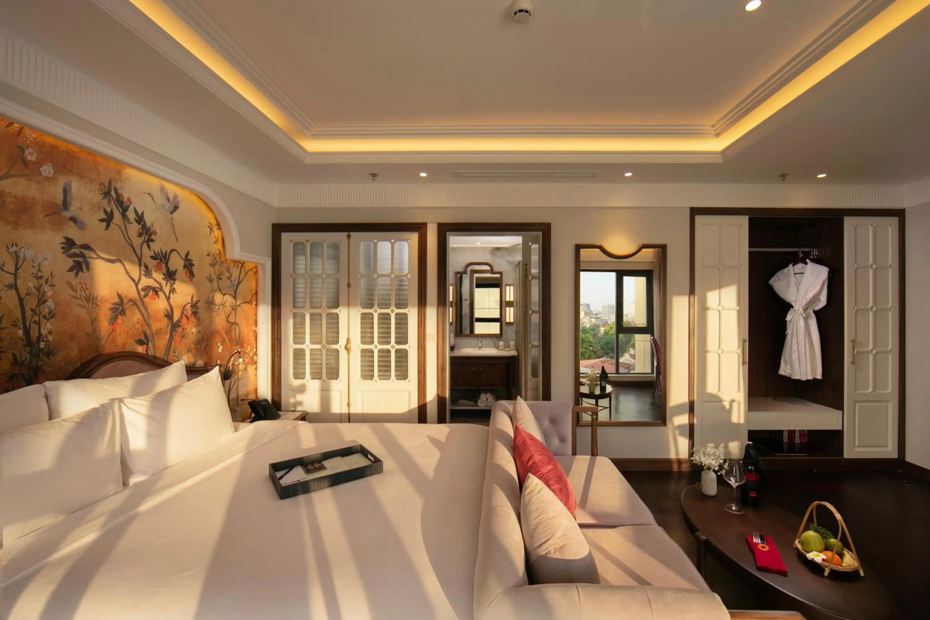 Bedroom, Bed in Heritage Ham Long Hotel and Spa