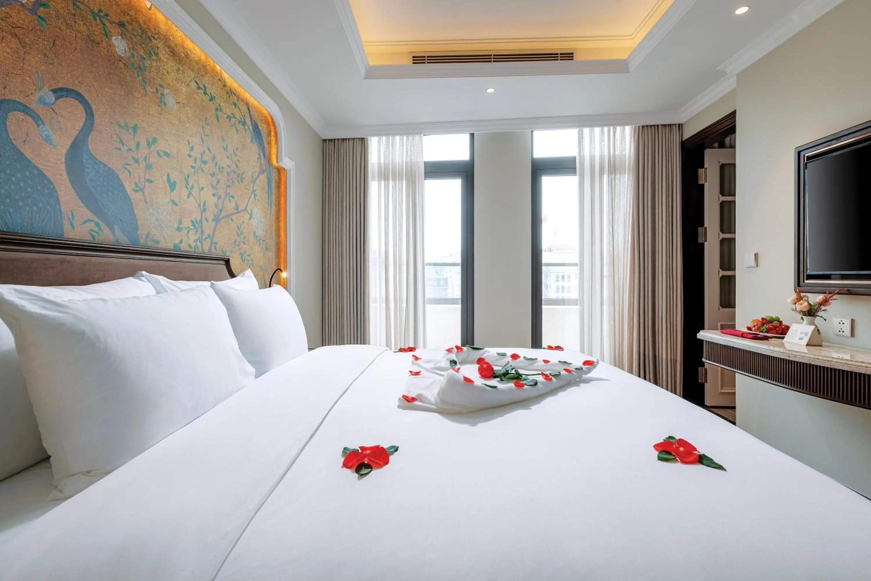 Bedroom, Bed in Heritage Ham Long Hotel and Spa