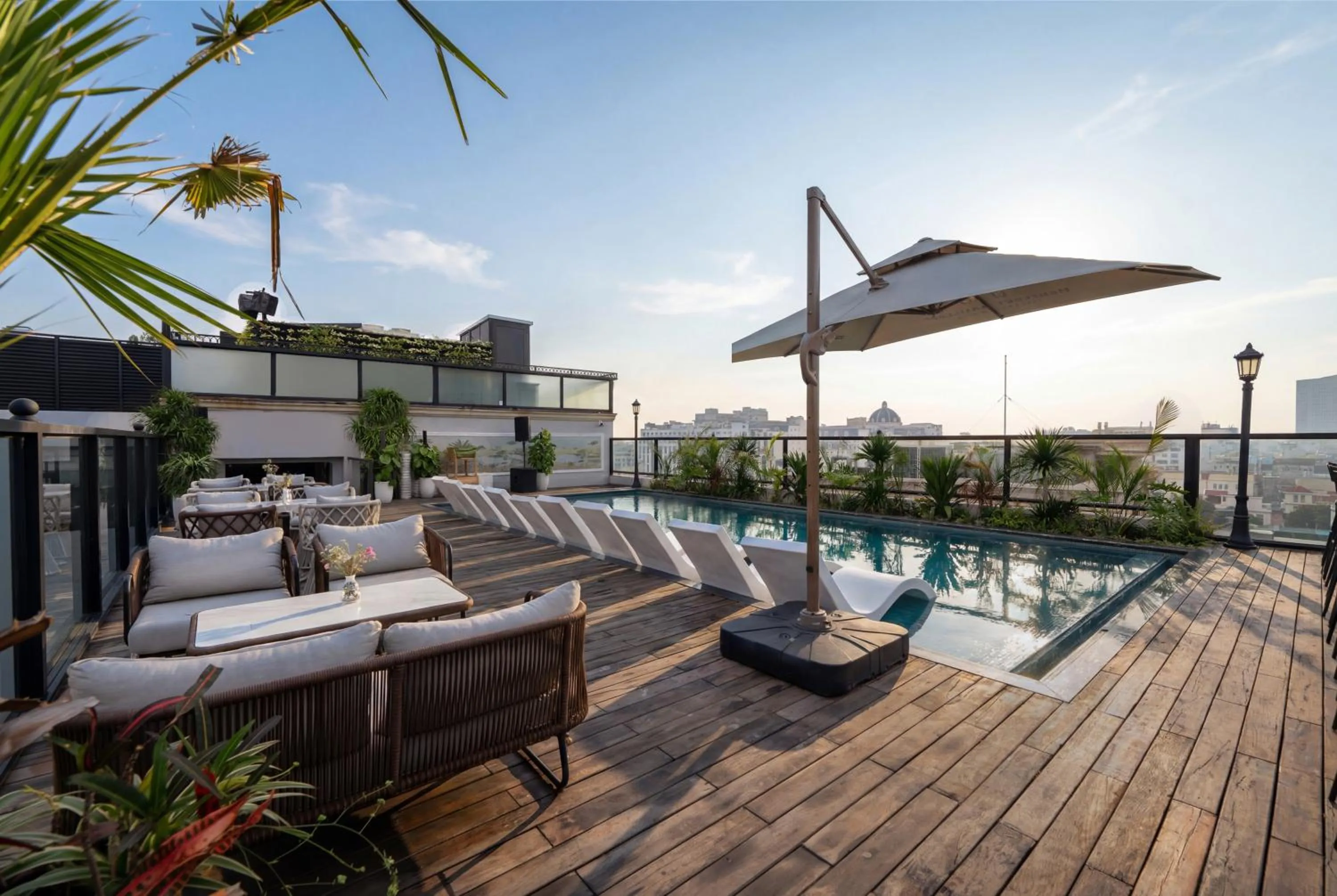 Swimming pool in Heritage Ham Long Hotel and Spa