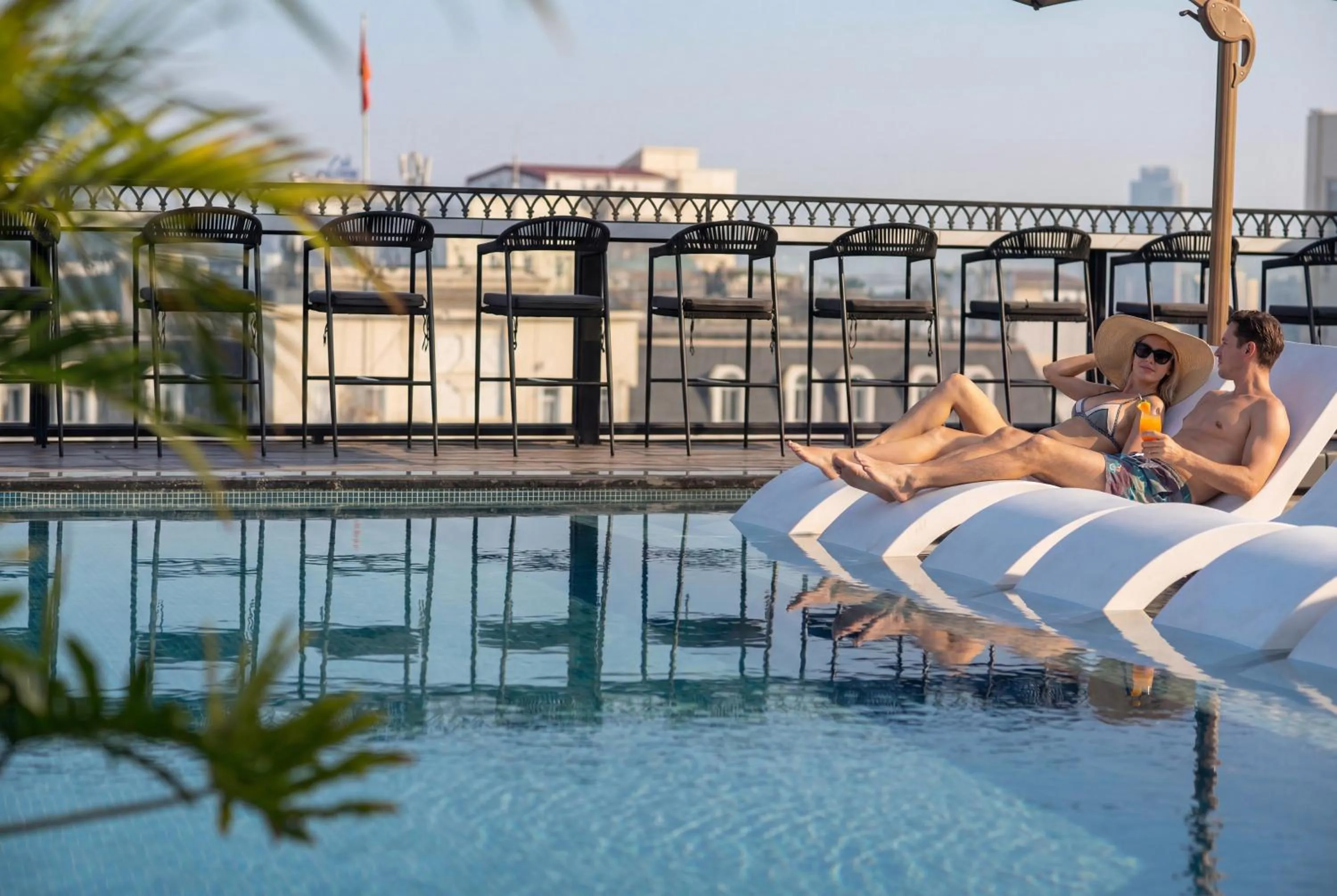 Swimming pool in Heritage Ham Long Hotel and Spa