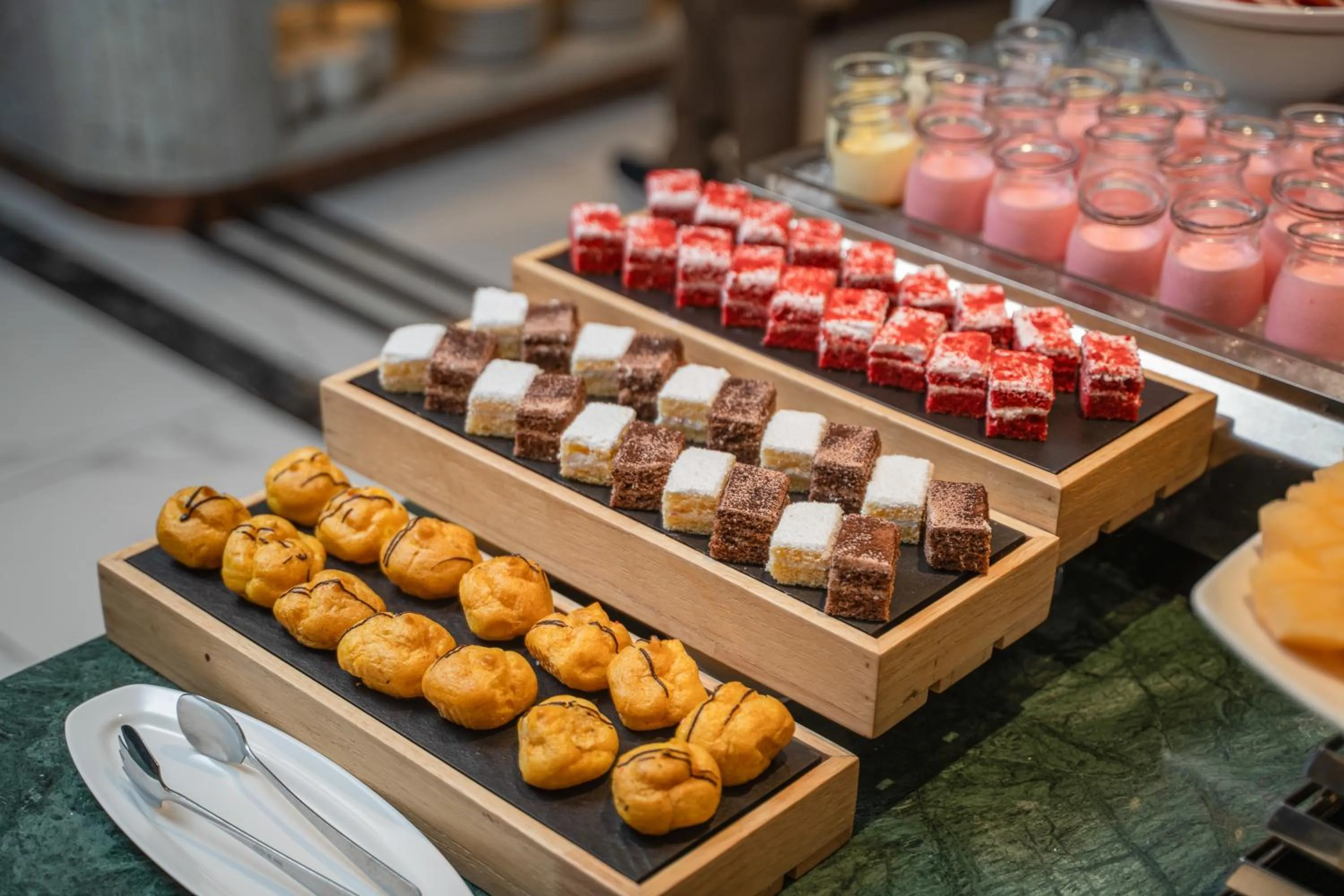 Buffet breakfast in Heritage Ham Long Hotel and Spa