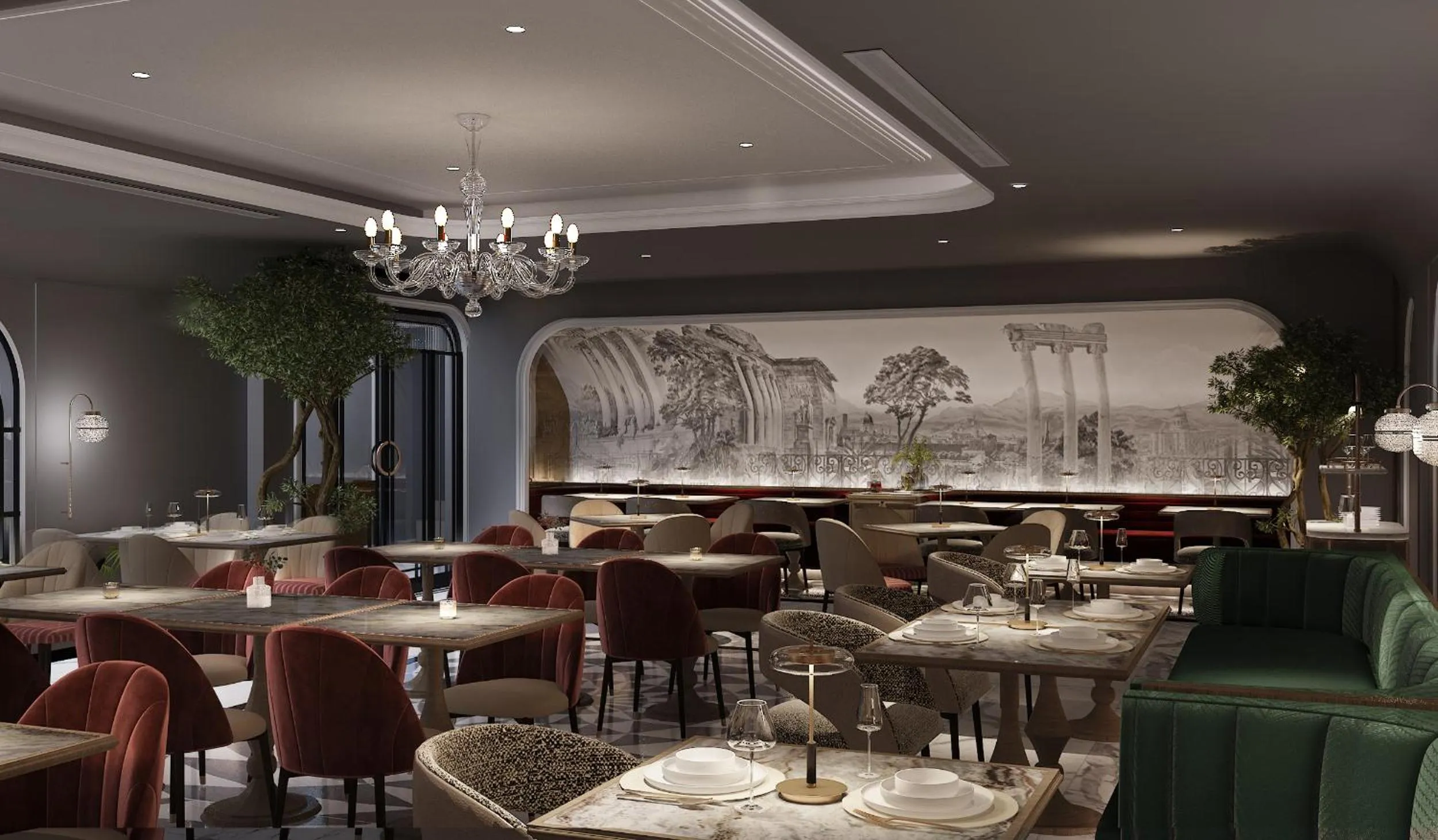 Restaurant/places to eat in Heritage Ham Long Hotel and Spa