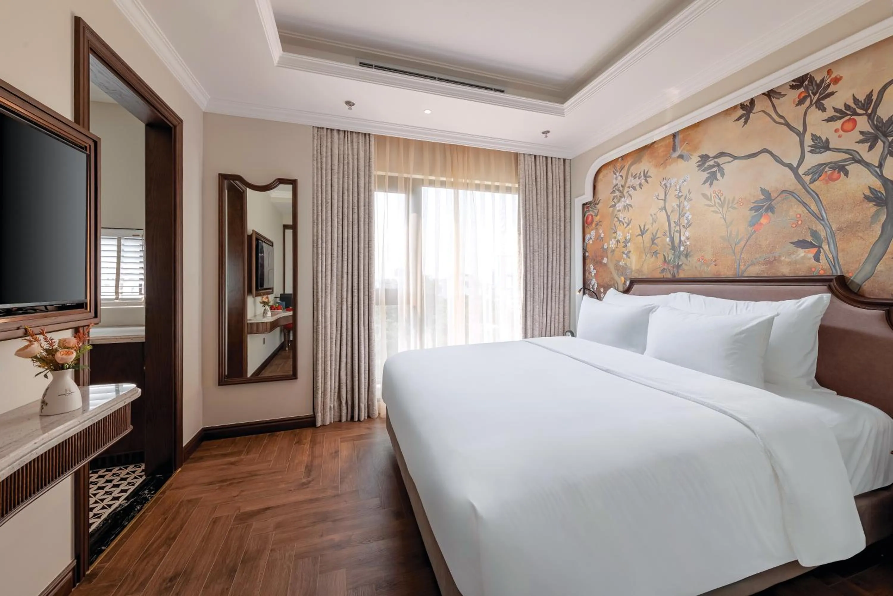 Bedroom, Bed in Heritage Ham Long Hotel and Spa