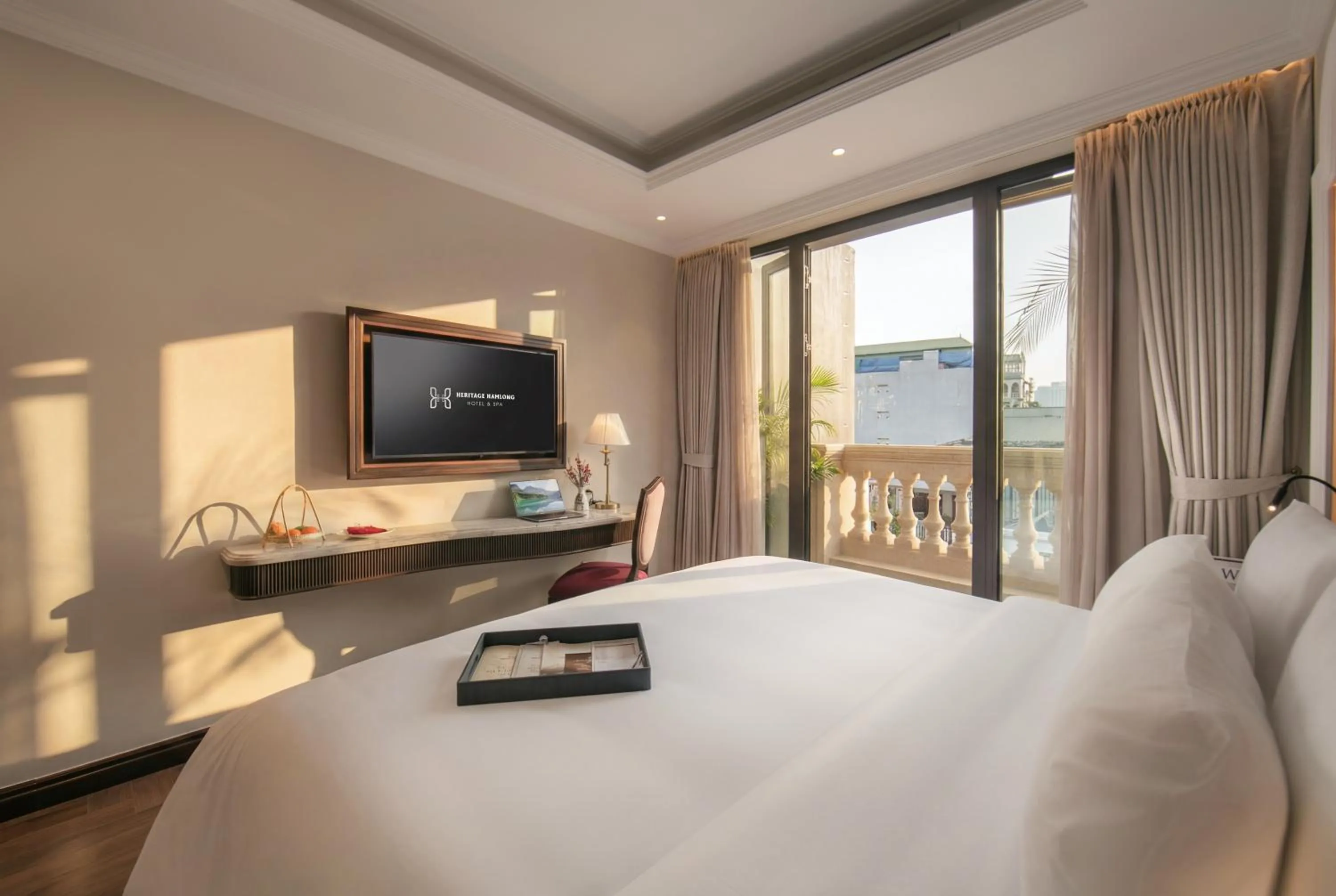 Bedroom, Bed in Heritage Ham Long Hotel and Spa