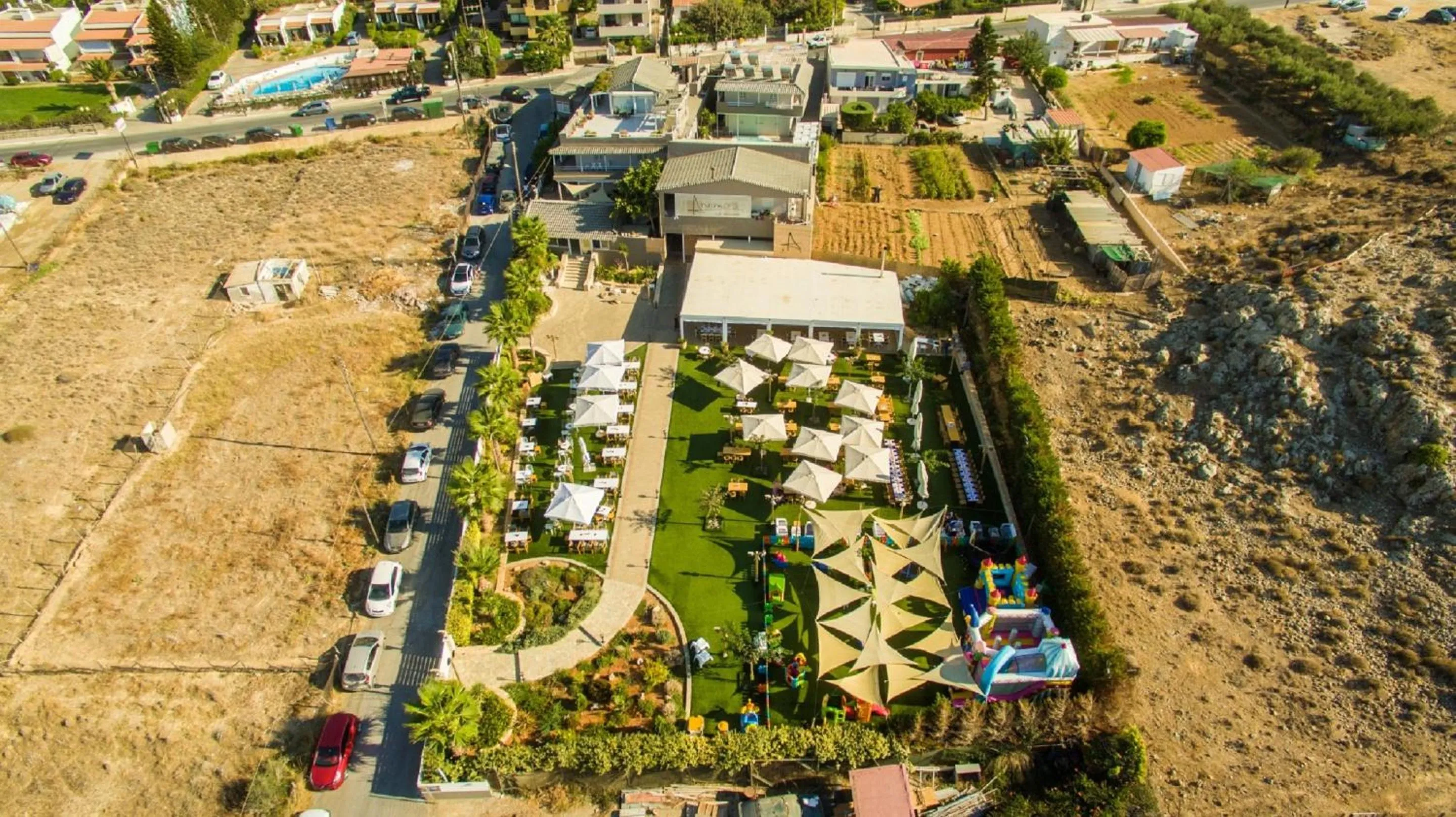 Bird's eye view in Anemos Suites by Estia