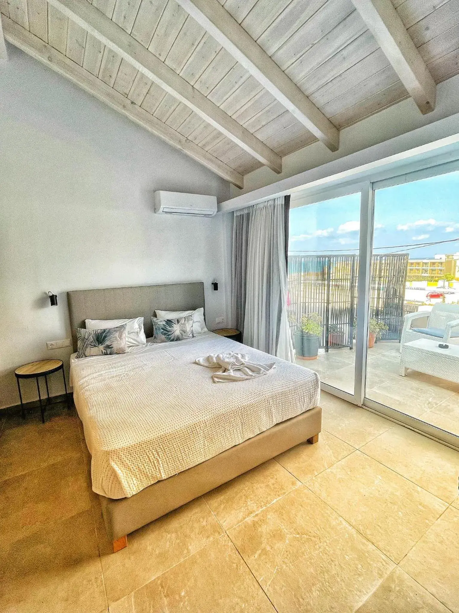 Bed in Anemos Suites by Estia Bed in Anemos Suites by Estia