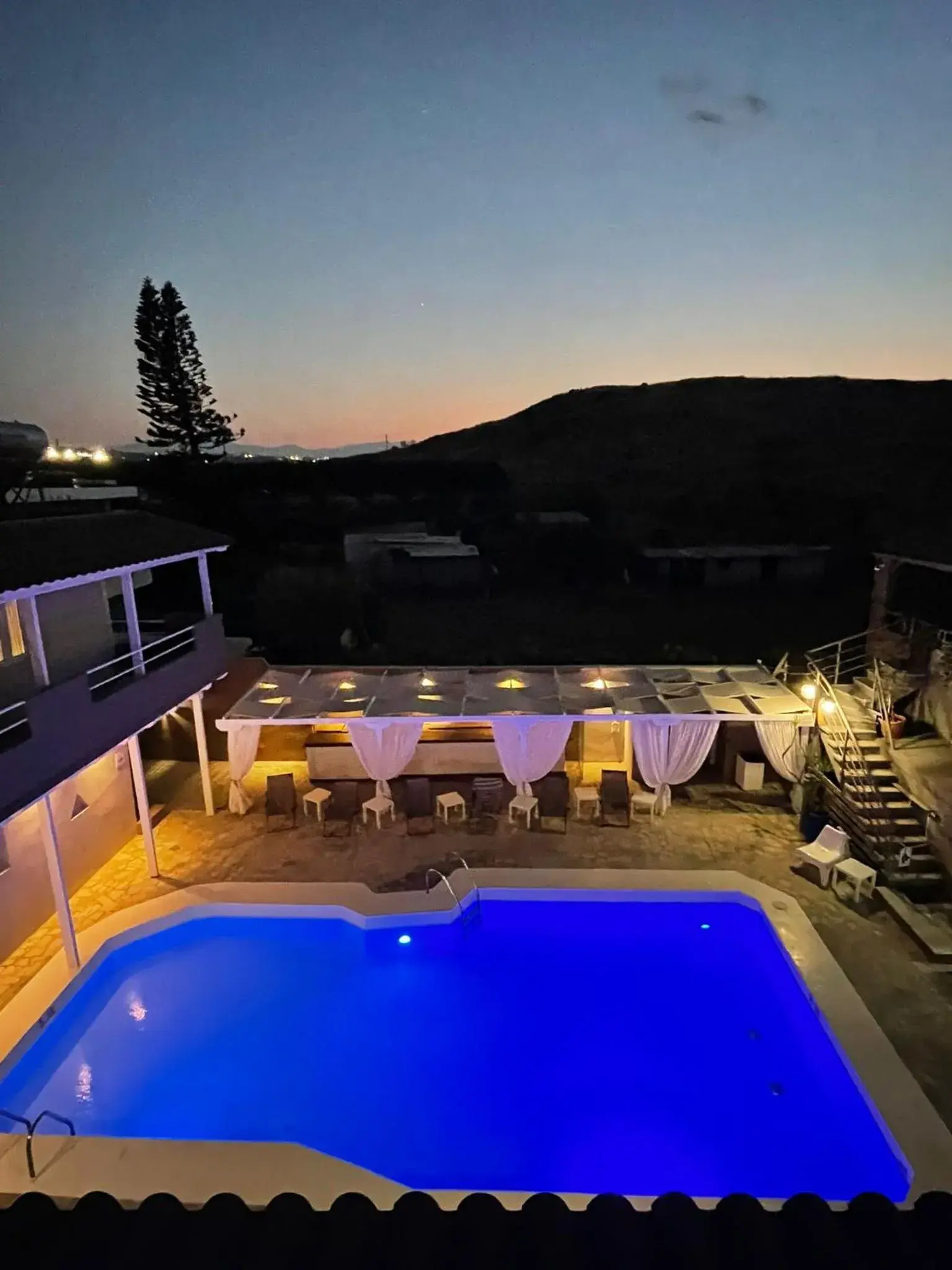 Pool view in Anemos Suites by Estia Pool view in Anemos Suites by Estia