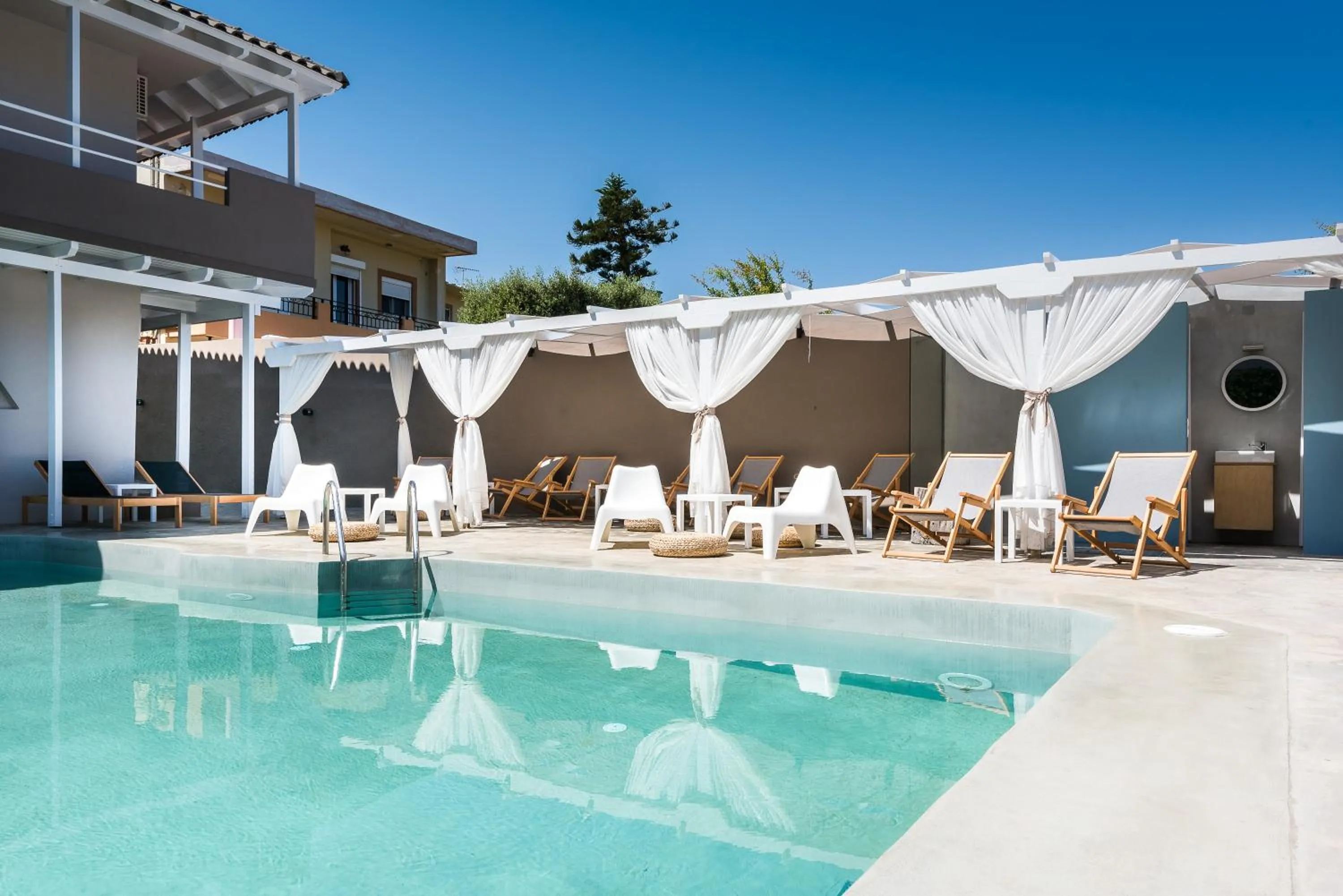 Swimming pool in Anemos Suites by Estia