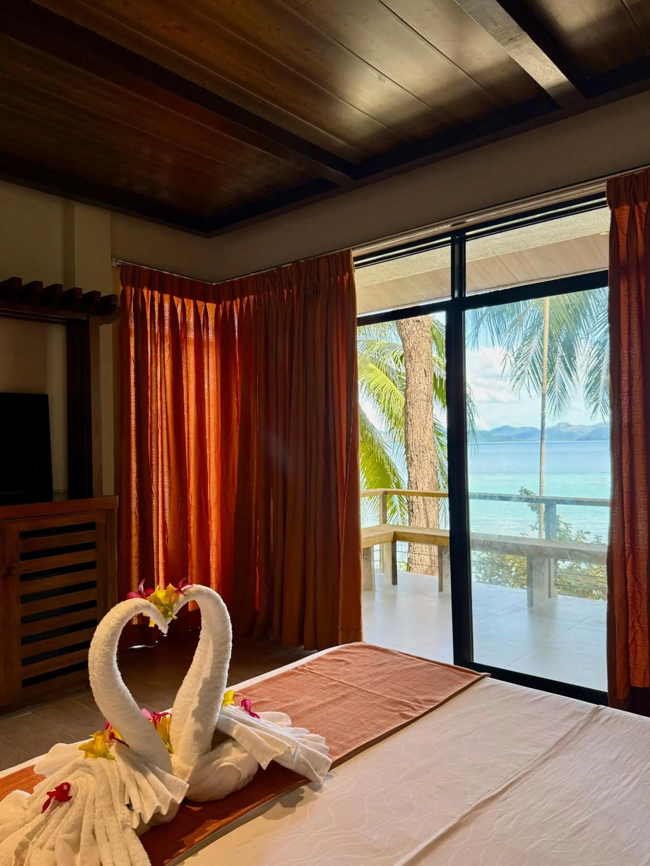 Bed in Chindonan Dive and Beach Resort Bed in Chindonan Dive and Beach Resort