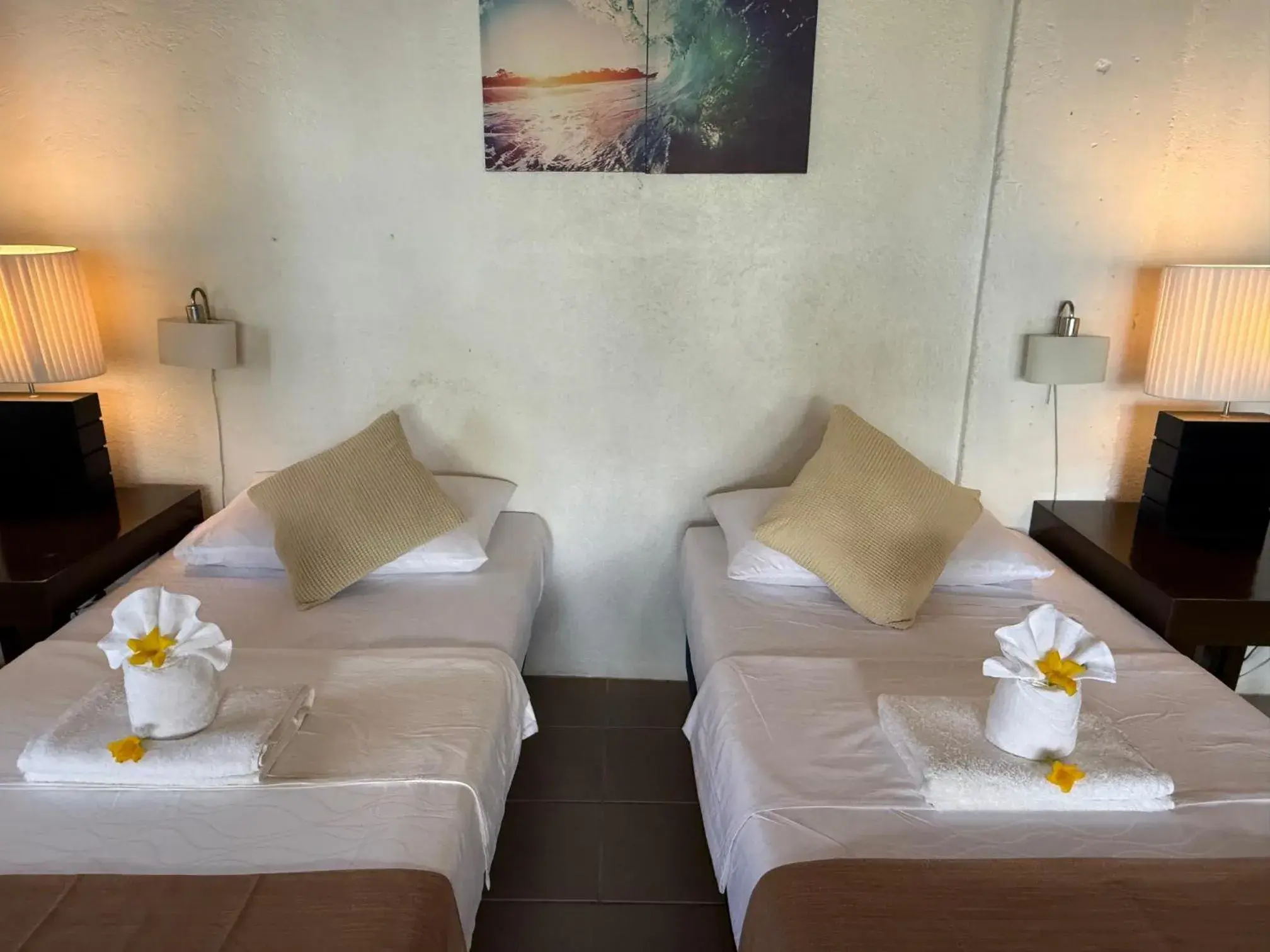 Bed in Chindonan Dive and Beach Resort Bed in Chindonan Dive and Beach Resort