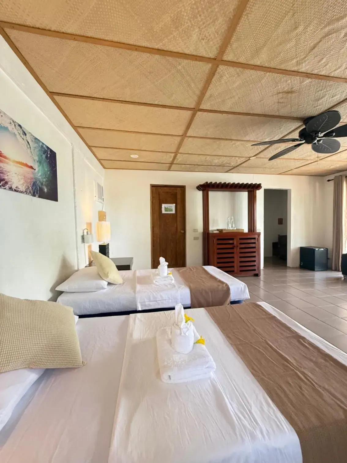 Bed in Chindonan Dive and Beach Resort Bed in Chindonan Dive and Beach Resort