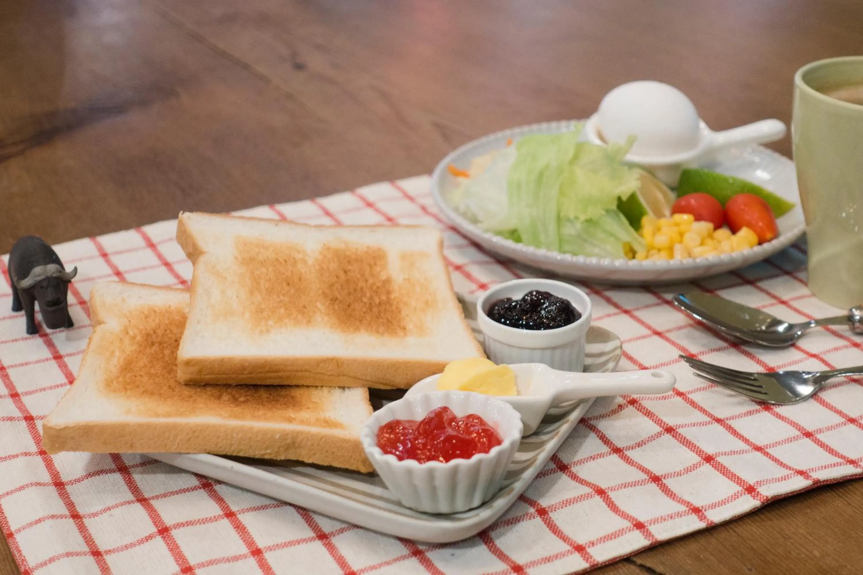 Breakfast in Hualien Wow Hostel