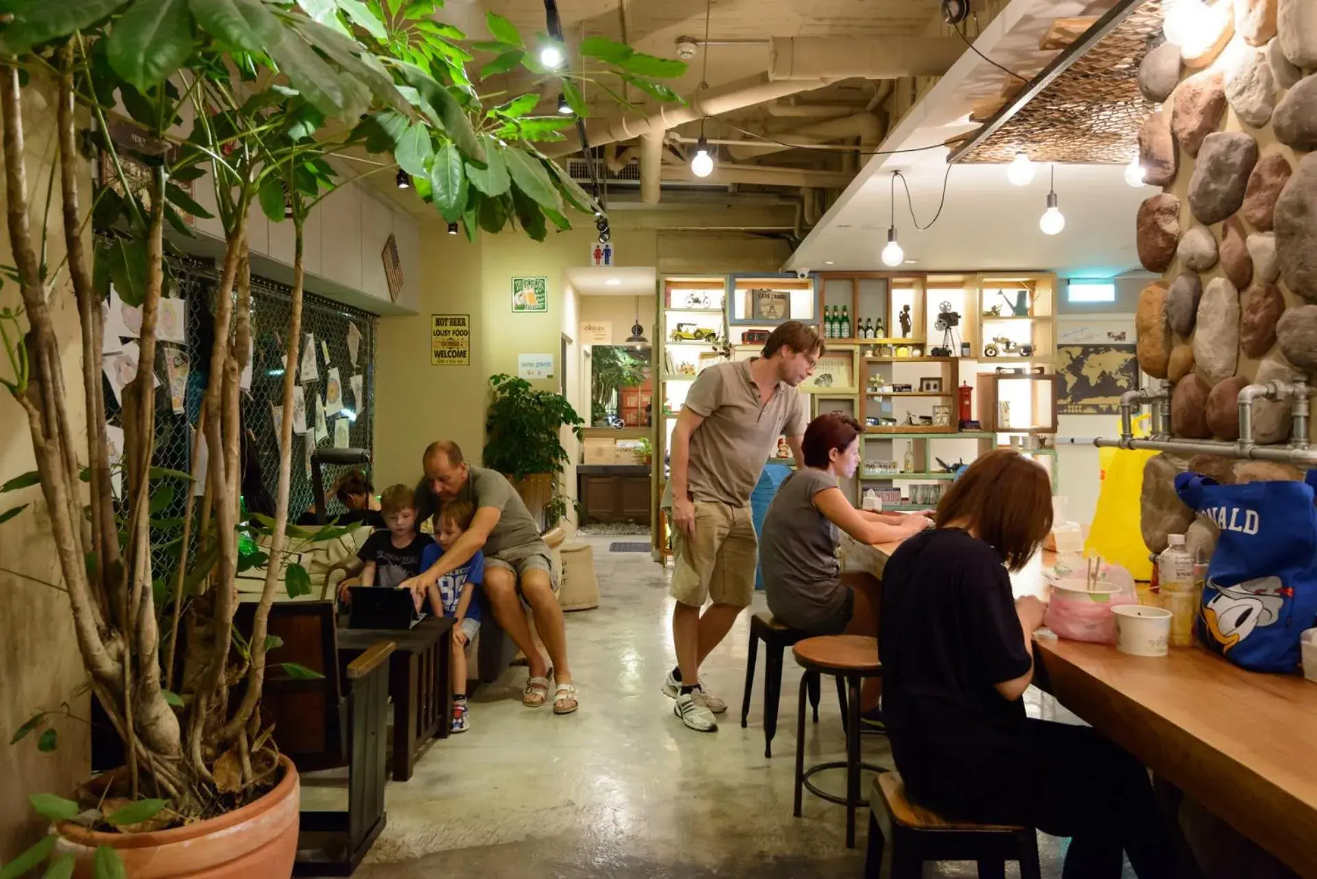 Lobby or reception in Hualien Wow Hostel Lobby or reception in Hualien Wow Hostel